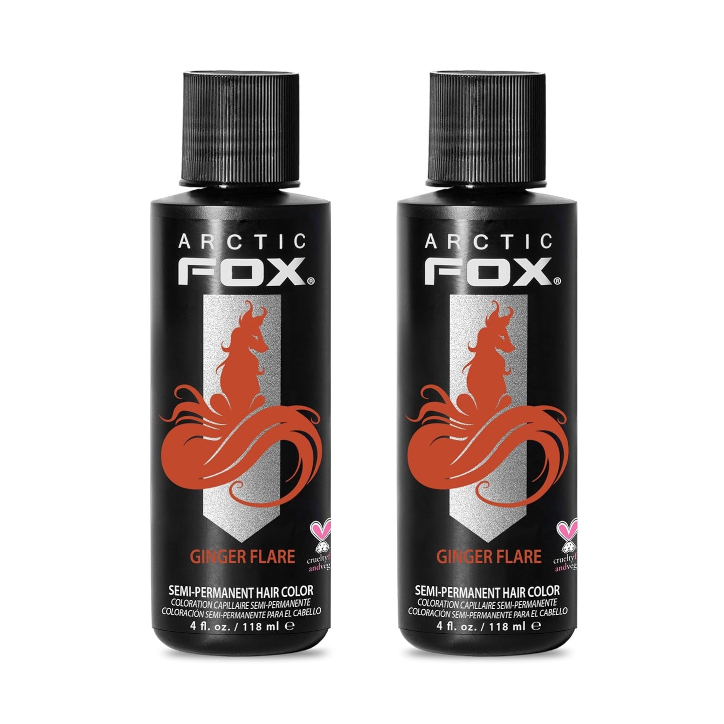 Arctic Fox Semi-Permanent Hair Dye - Vibrant Purple AF Color | Vegan, Ammonia-Free, 4 Fl Oz