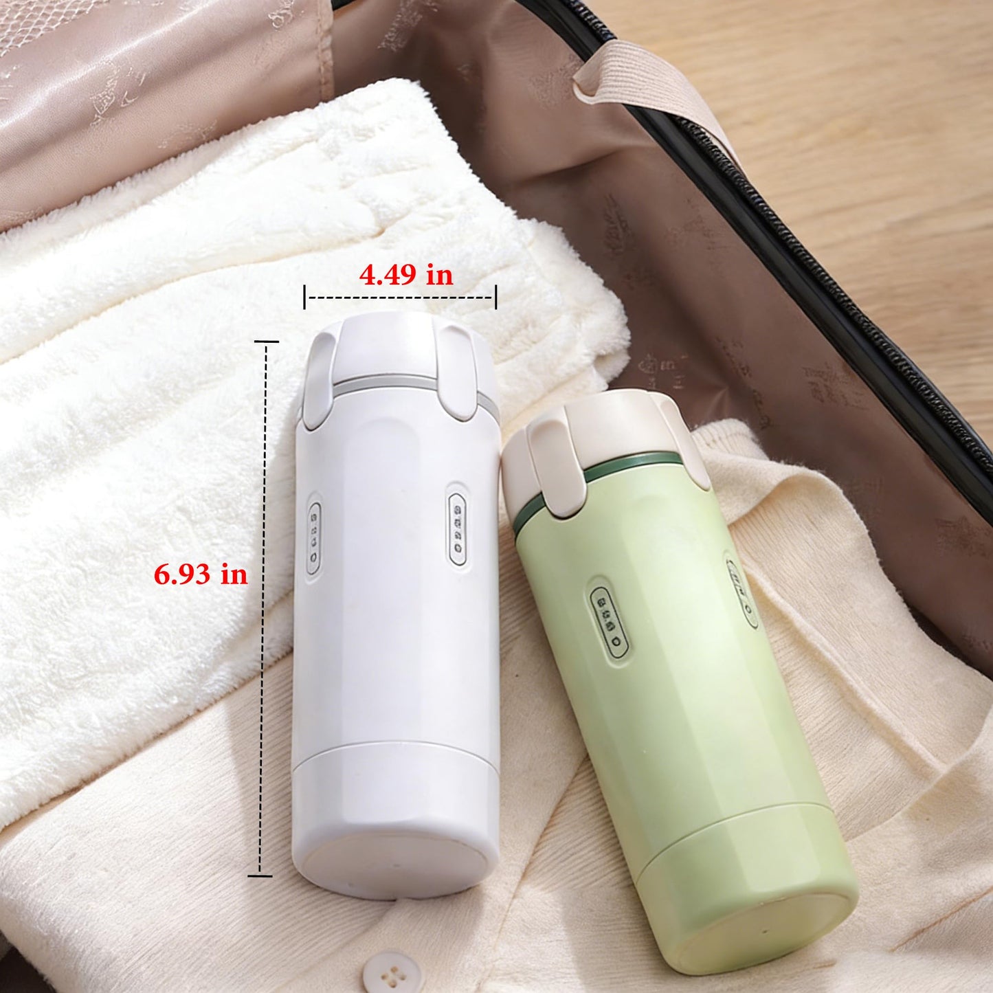 4 in 1 Travel Dispenser Bottle - 4 Pcs 30ml Refillable Travel Bottles Integrated Into One Space-Saving Kit,Portable Size Toiletries Leakproof Containers for Shampoo, Lotion & Cream,Travel Essentials