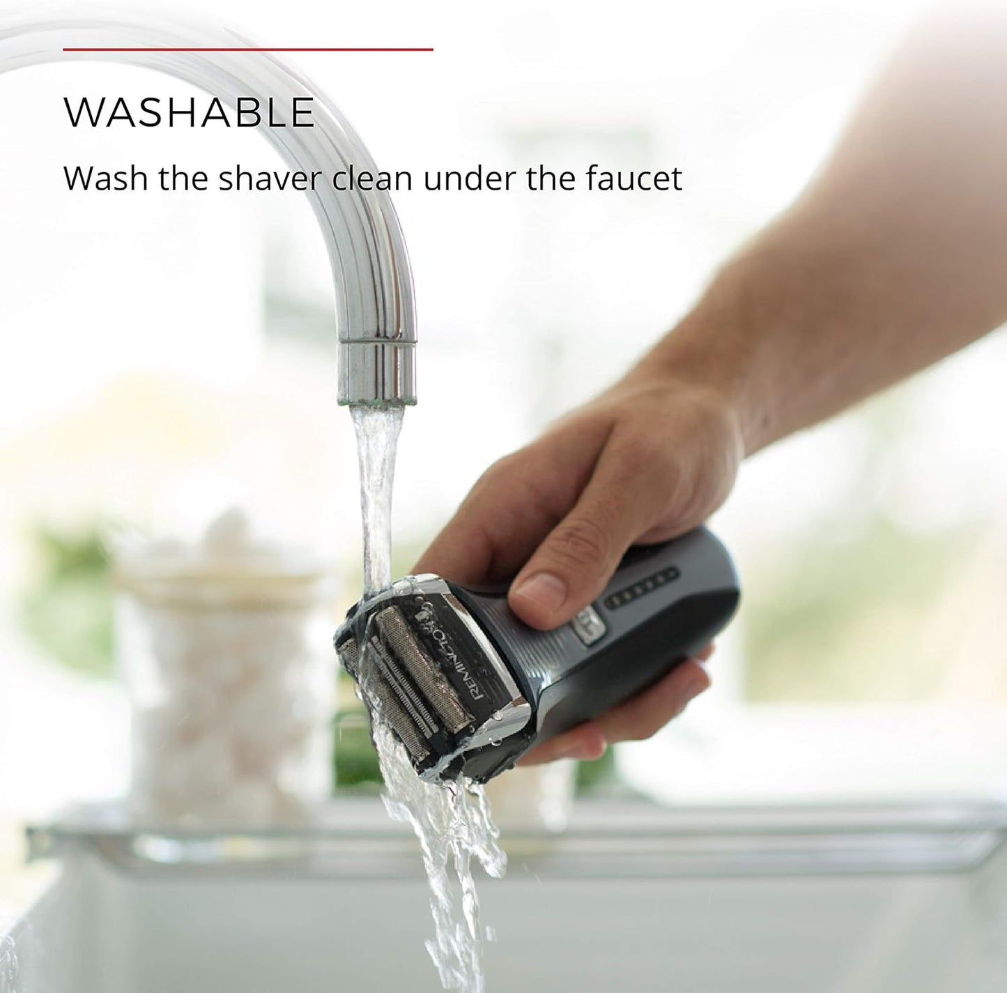 Remington Foil Shaver - Electric Razor for Men, Cordless Rechargeable, Lightweight Design | Black
