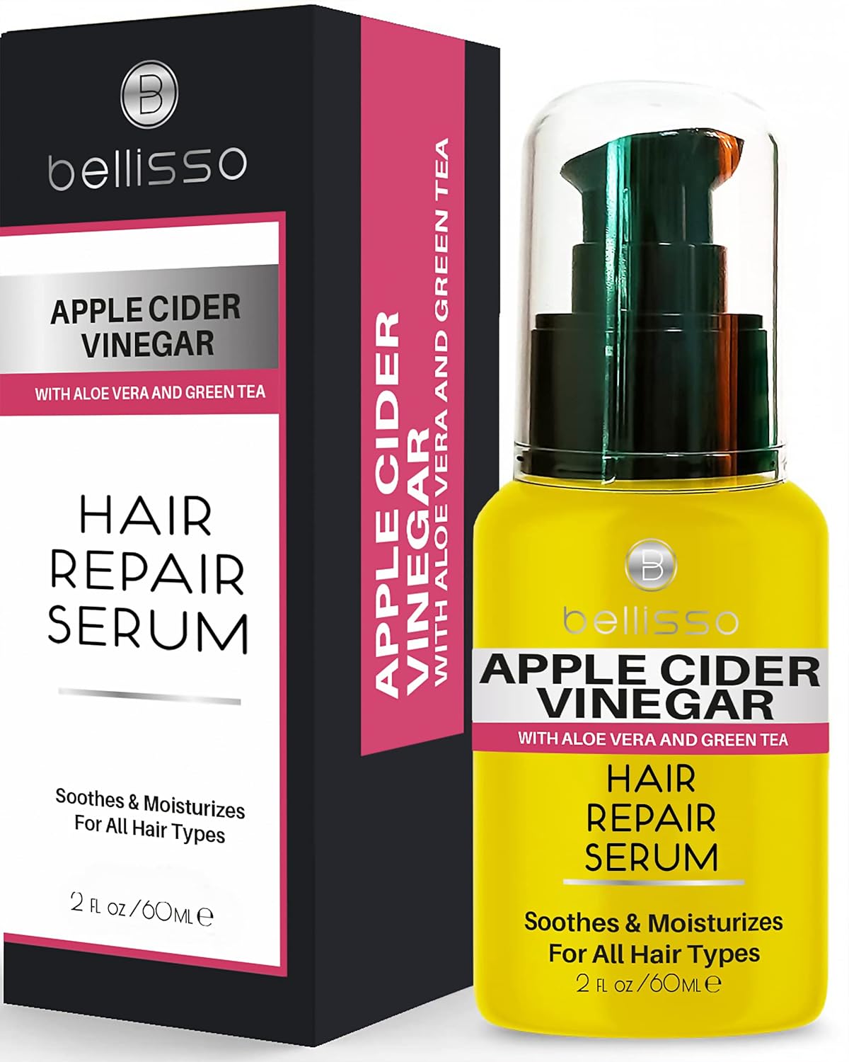 Tea Tree Oil Hair Serum - Moisturizing Treatment for Dandruff Relief & Dry Hair Repair | Anti-Frizz Keratin Formula