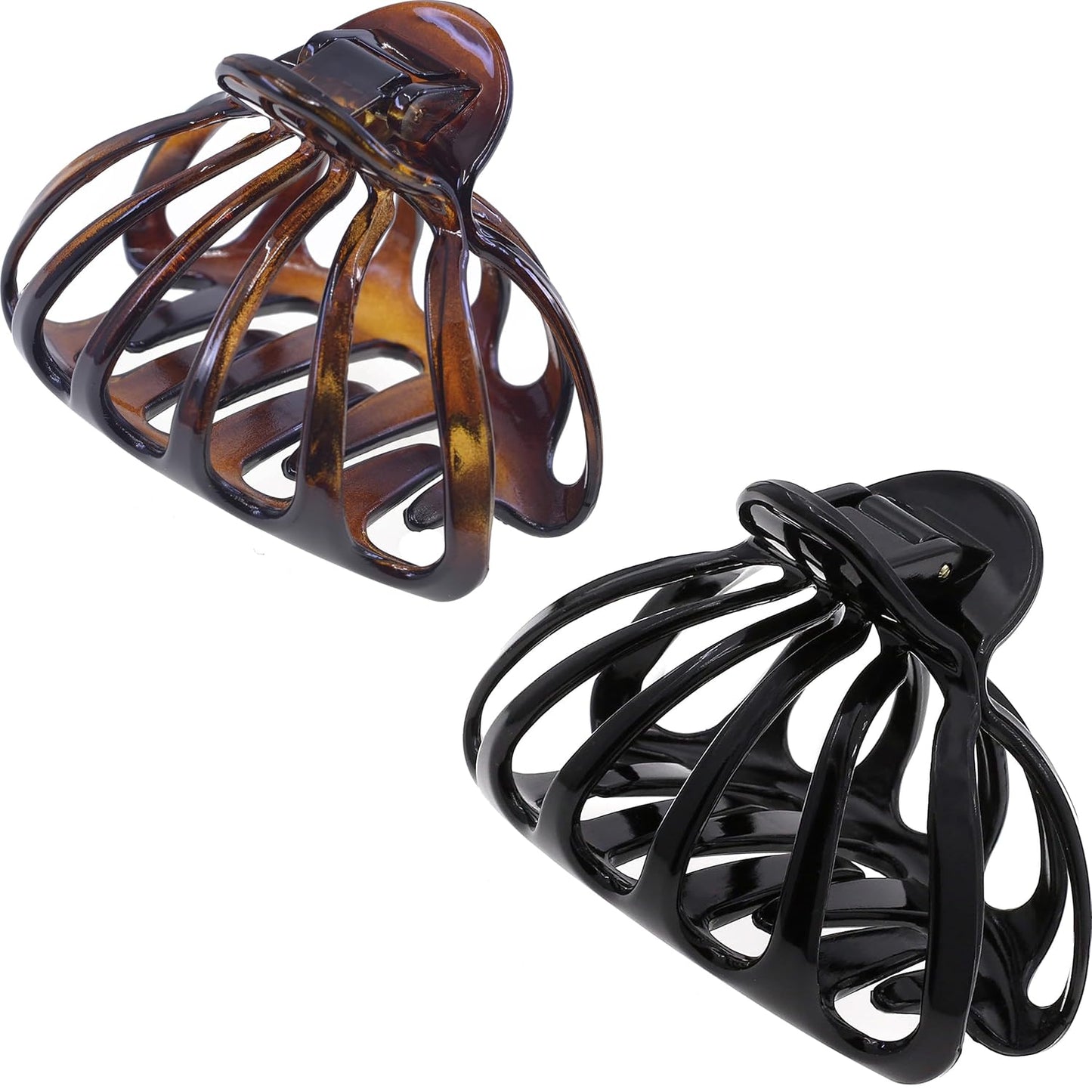 French Octopus Hair Clip - 3 Inch Claw Clip for Thick Hair | Strong No-Slip Grip for Long Hair