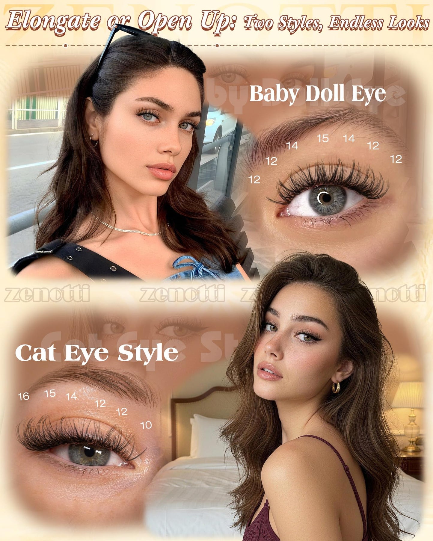 Spider Breeze Lash Clusters DD Curl 180PCS Natural Eyelash Clusters Wispy Cluster Eyelash Extensions Breeze Venus Lashes Cluster with Invisible Band Kim K Style Eyelash Extensions by zenotti