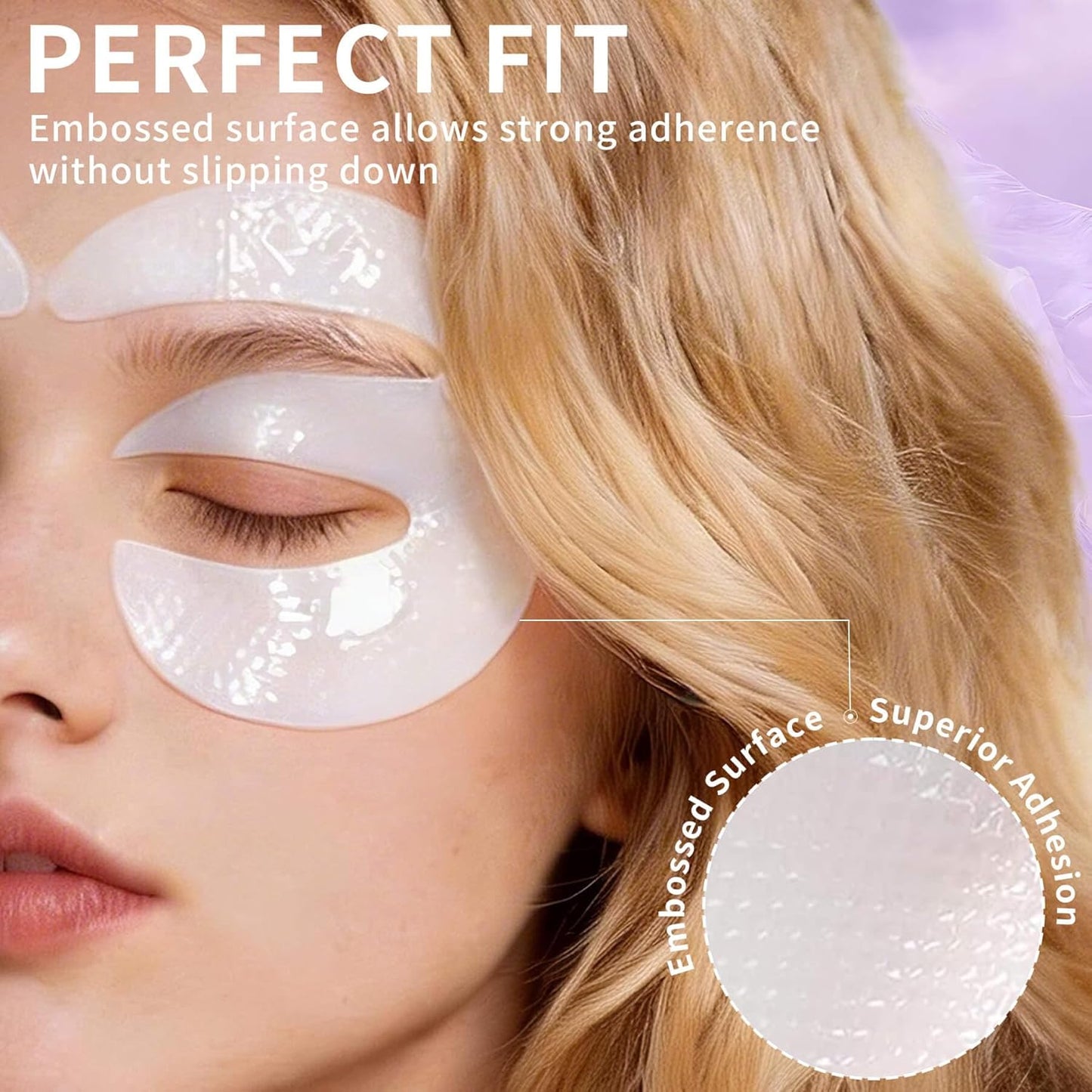 Under Eye Patches - Collagen Peptides & Caffeine | 360° Eye Mask for Dark Circles & Puffiness (12 Pairs)
