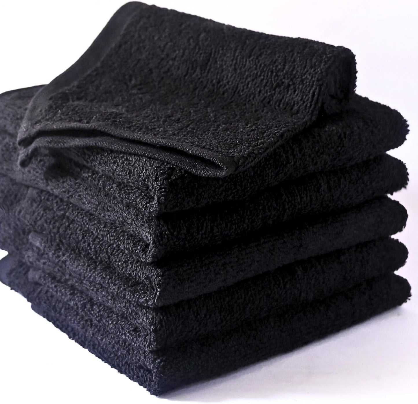 Cotton Wash Cloths - Soft Absorbent 100% Cotton Shower & Face Towels | 12" X 12" | 6 Pack