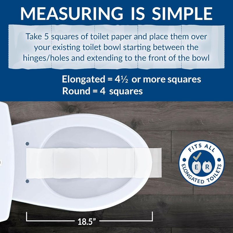 Bemis Toilet Seat - 390 Lift-Off Elongated Wood Design - Cotton White | Easy Installation