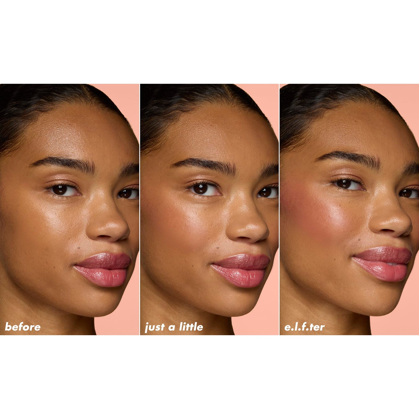 e.l.f. Soft Glam Cream Blush Stick, Buildable Cream Blush for A Natural Flush & Satin Finish, Made with Shea Butter, Vegan & Cruelty-Free, Plum Intended