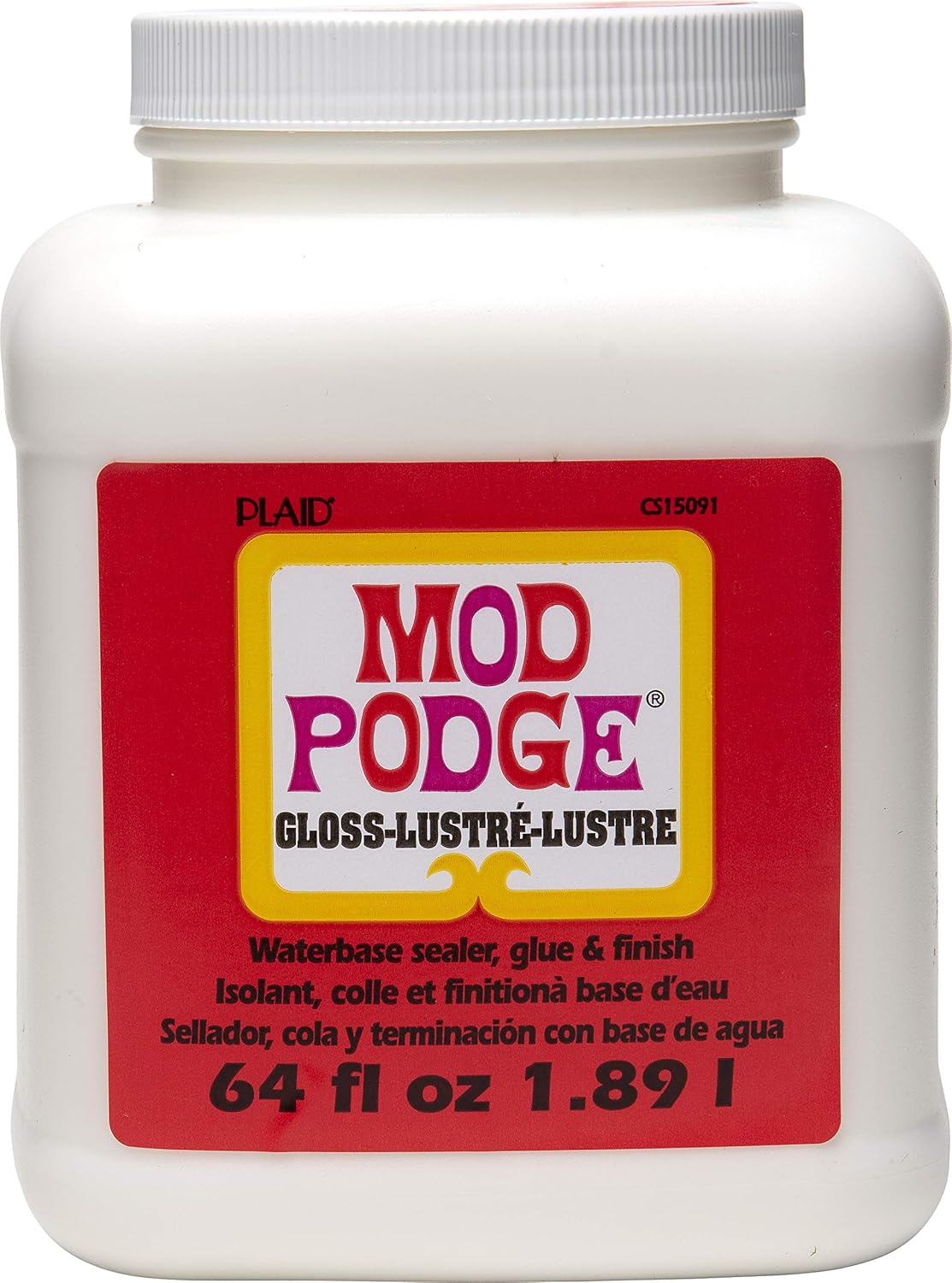 Mod Podge Gloss Sealer - All-in-One Craft Glue & Finish | Quick Dry, Non-Toxic, 16 oz.