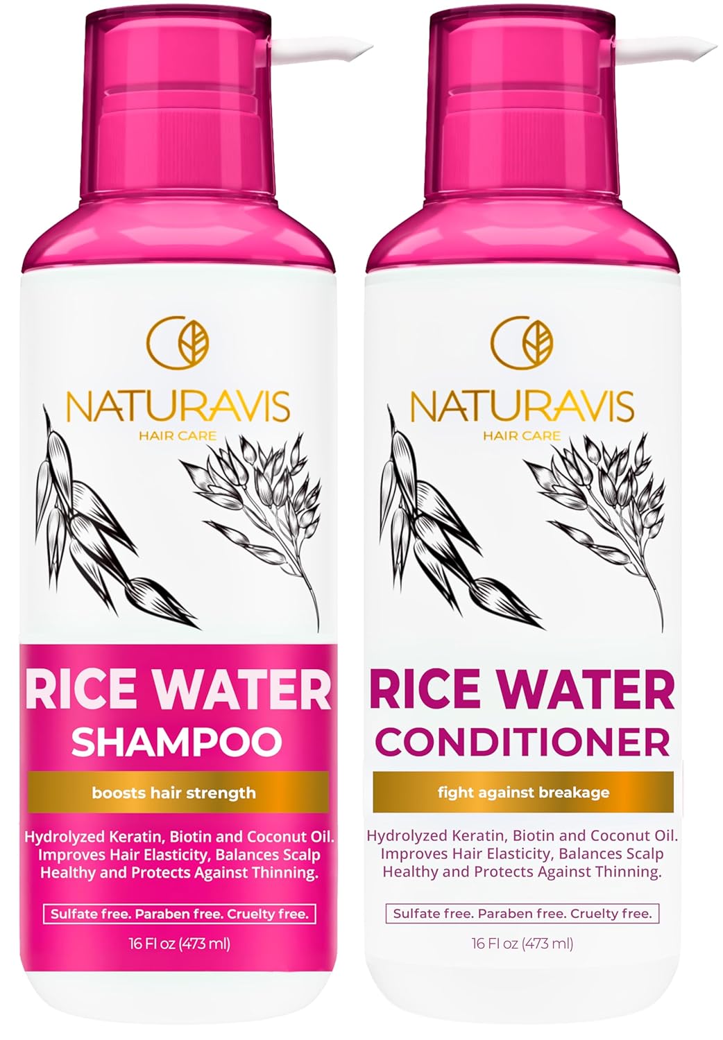 Tea Tree Oil & Mint Shampoo and Conditioner Set - Sulfate-Free, Hydrating Formula for Dandruff Relief | Color Safe, Unisex