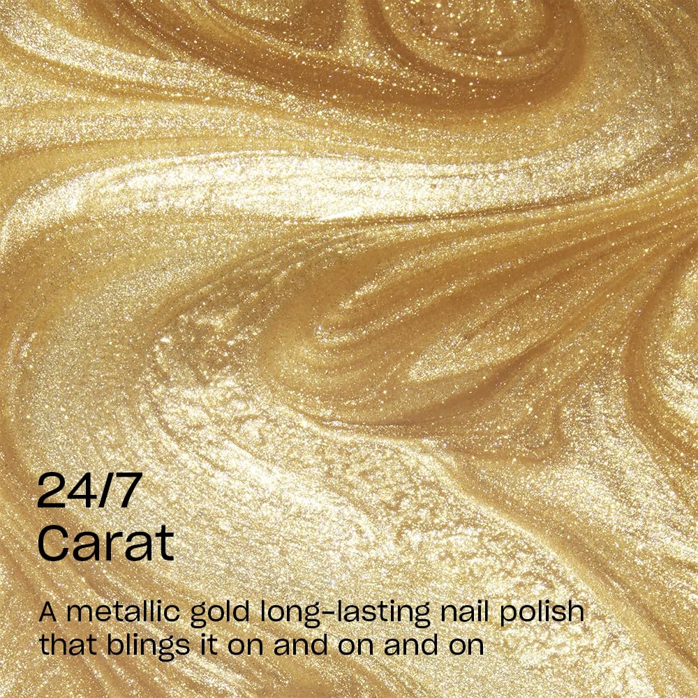 OPI Infinite Shine 24/7 Carat - Sheer Bright Yellow Metallic Nail Polish | Vegan, Long-Lasting, Streak-Free Formula