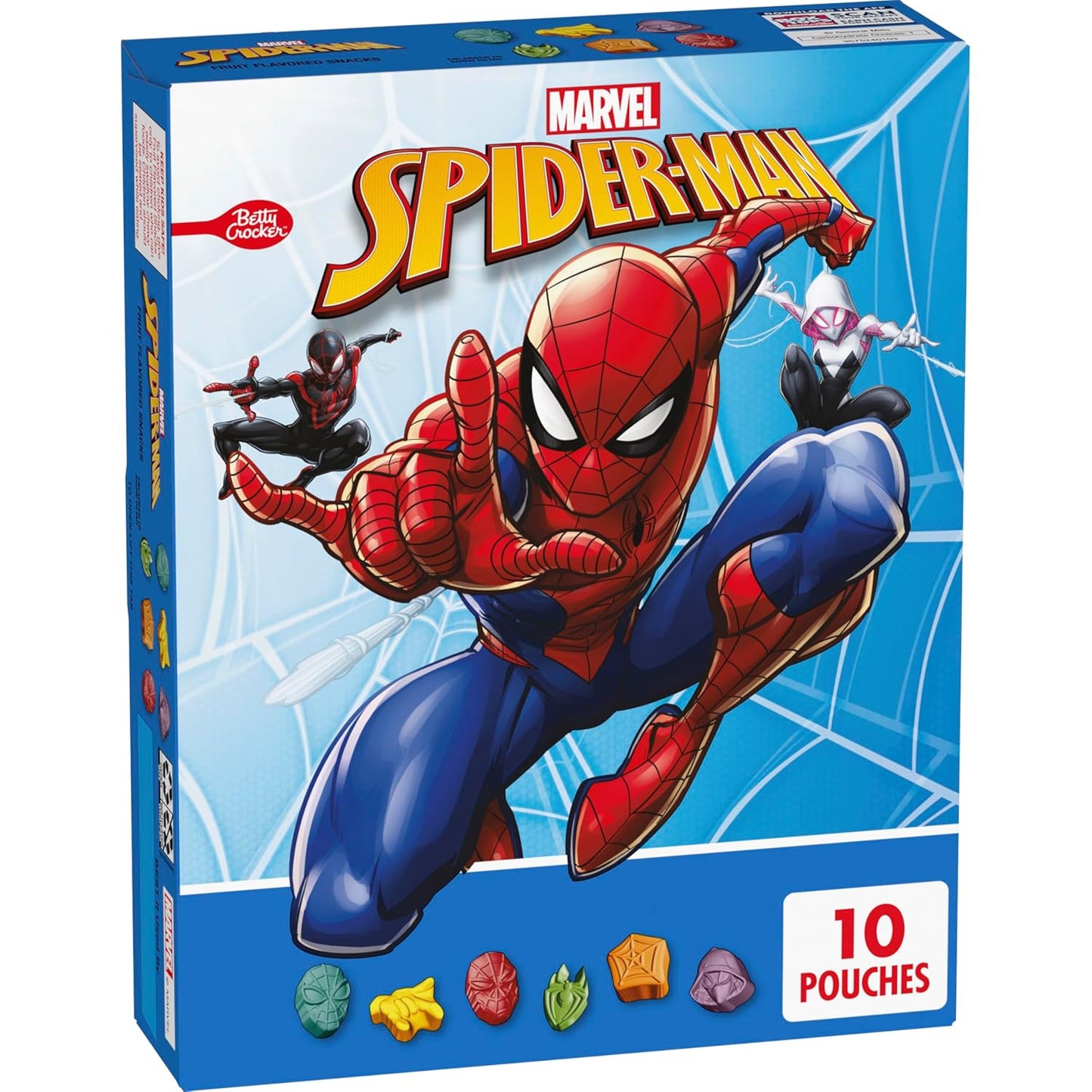 Spiderman Fruit Flavored Snacks - Gluten-Free Treat Pouches | 10 Count