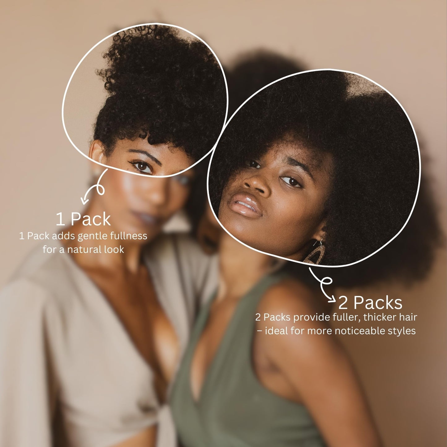 SIYUSI Kinky Curly Clip In Hair Extensions, 3C 4A 100% Brazilian Remy Human Hair Clip Ins, Invisible & Scalp-Friendly, Natural Black Color, 3.52oz, 7Pcs 18 Inch