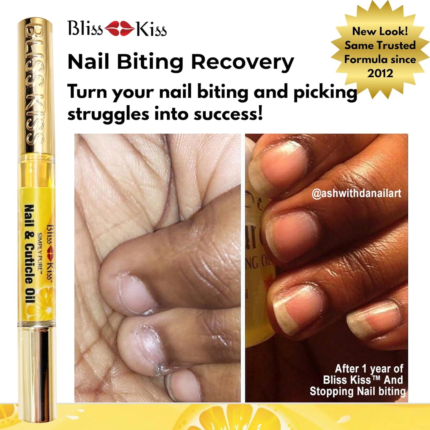 Crisp Fragrance Nail Oil Cuticle Pens - Vitamin E & Jojoba Nail Strengthener for Brittle Nails | 4-Pack