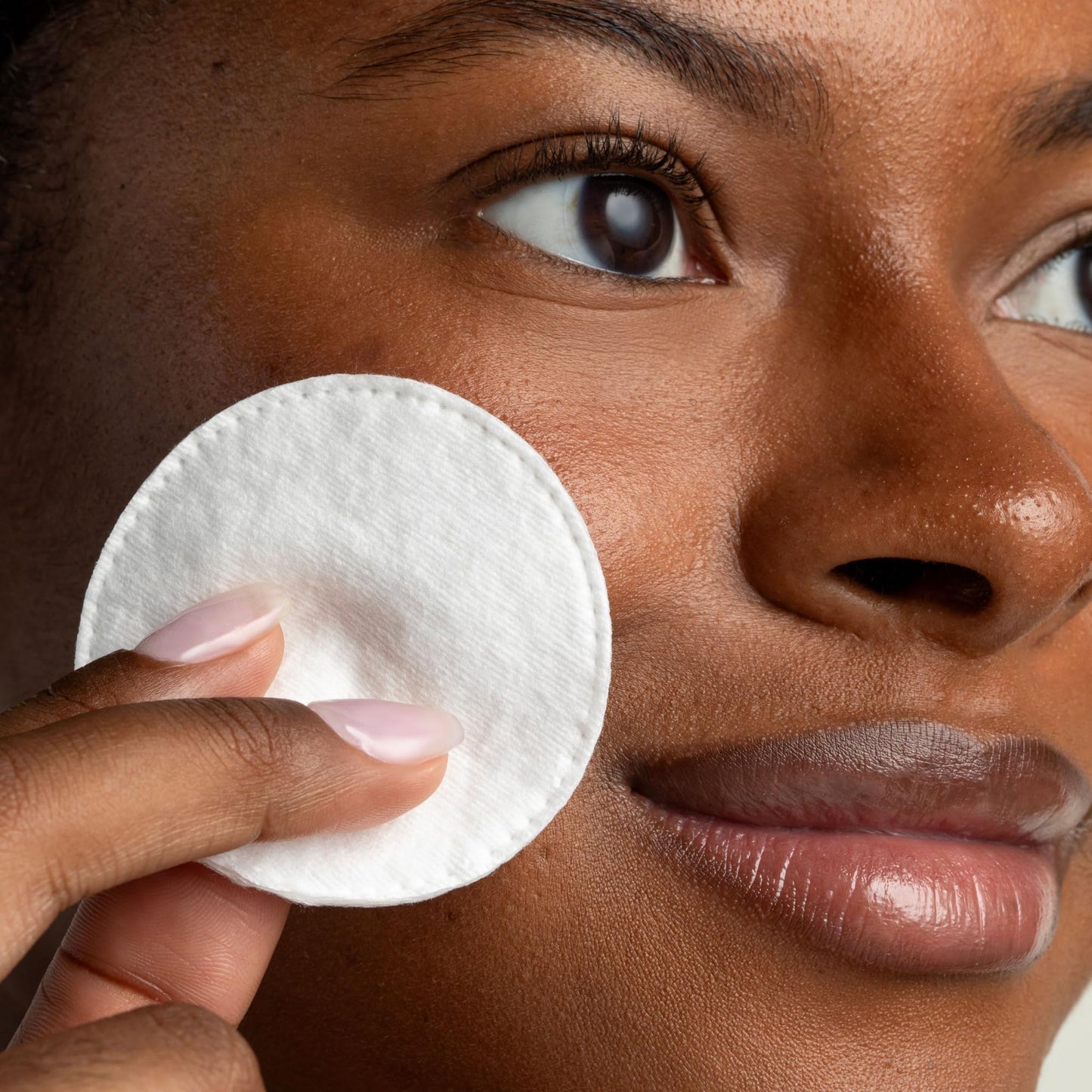 Cliganic Organic Cotton Rounds for Face (100 Count) | Makeup Remover Pads, Hypoallergenic, Lint-Free | 100% Pure Cotton