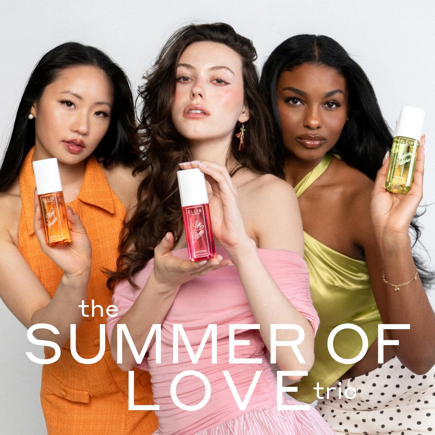 Ellis Brooklyn LOVE POM Perfume Mist, Fruity Floral Fragrance with Pomegranate Juice, Strawberry & Pink Jasmine, Vegan Perfume, Made In The USA, 90ml/3 fl oz