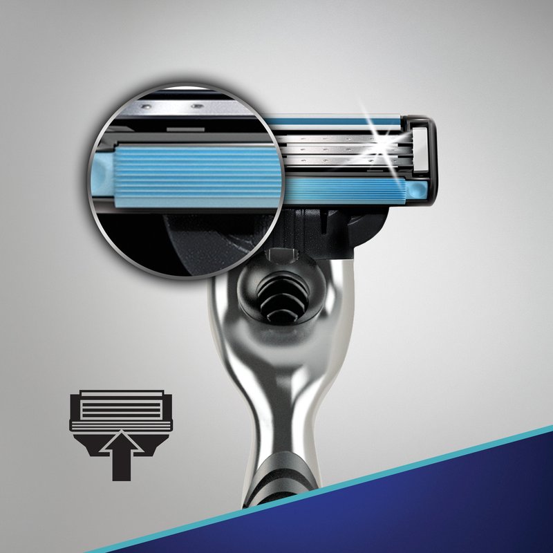 Gillette Mach3 Men's Razor, Handle & 1 Blade Refill
