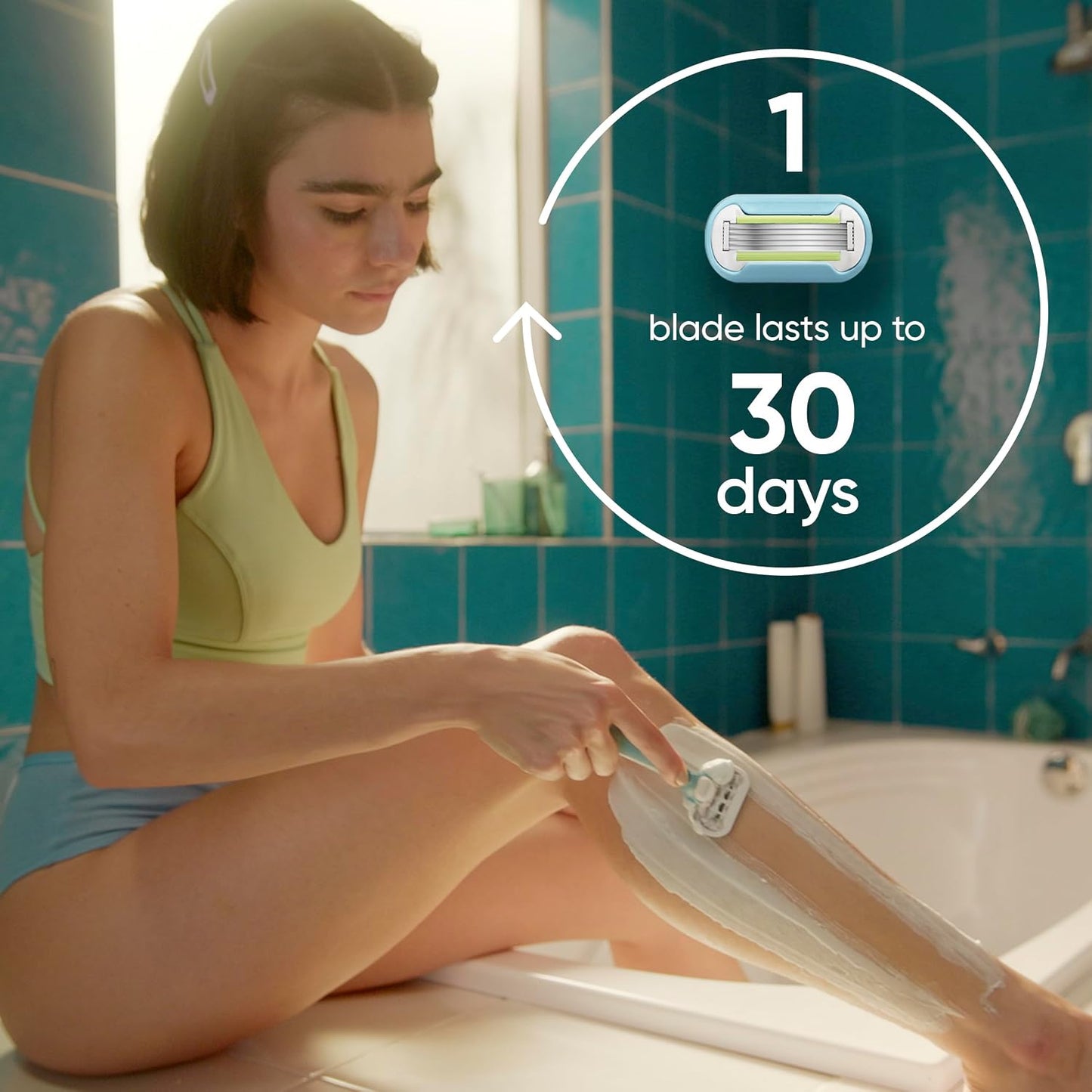 Gillette Venus Women's Razor Blade Refills - Extra Smooth 5-Blade | 4 Count + Sensitive 2 Count