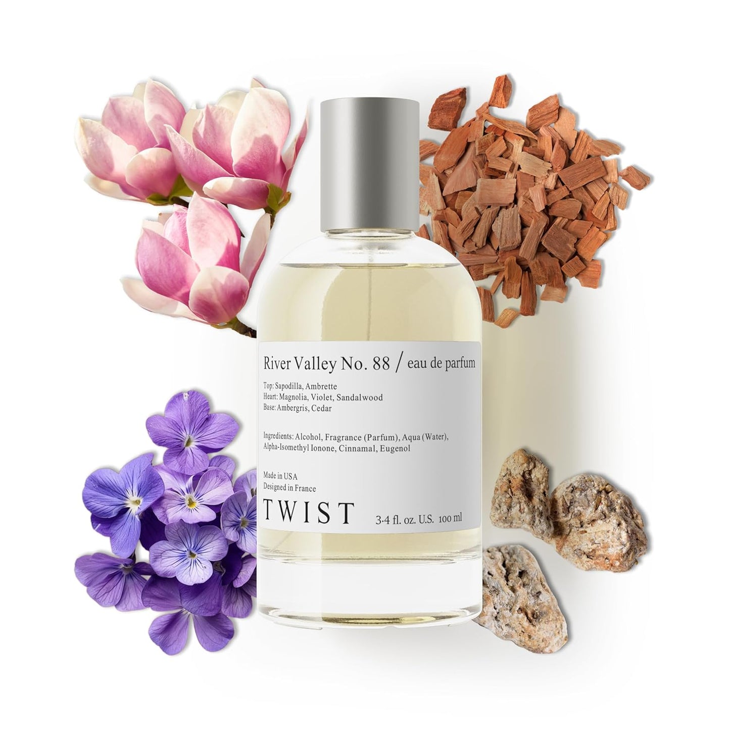 Eau De Parfum Inspired by Burberry Her - Long-Lasting Strawberry & Vanilla Fragrance Spray | 100 ml | Vegan & Clean Ingredients