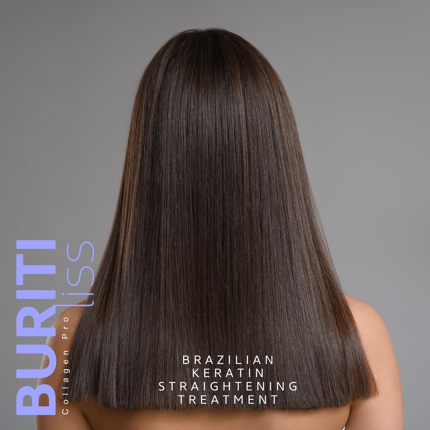 Brazilian Keratin Straightening Treatment KIT 2fl.oz Buriti Liss Collagen Pro For all hair types