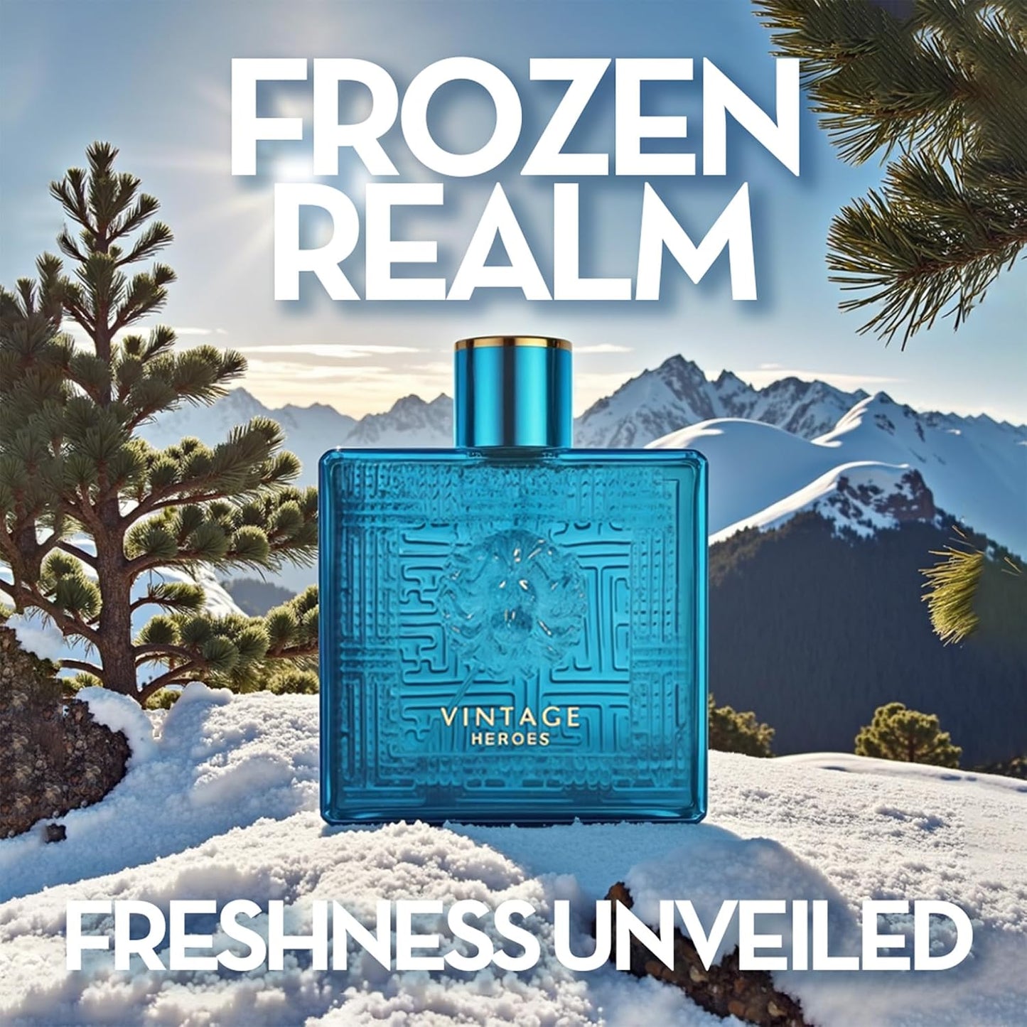 Men's Cologne Gift Set - Luxury Fragrance Collection in Premium Box | Perfect Valentine's Day Gift - 4 x 3.4 FL oz