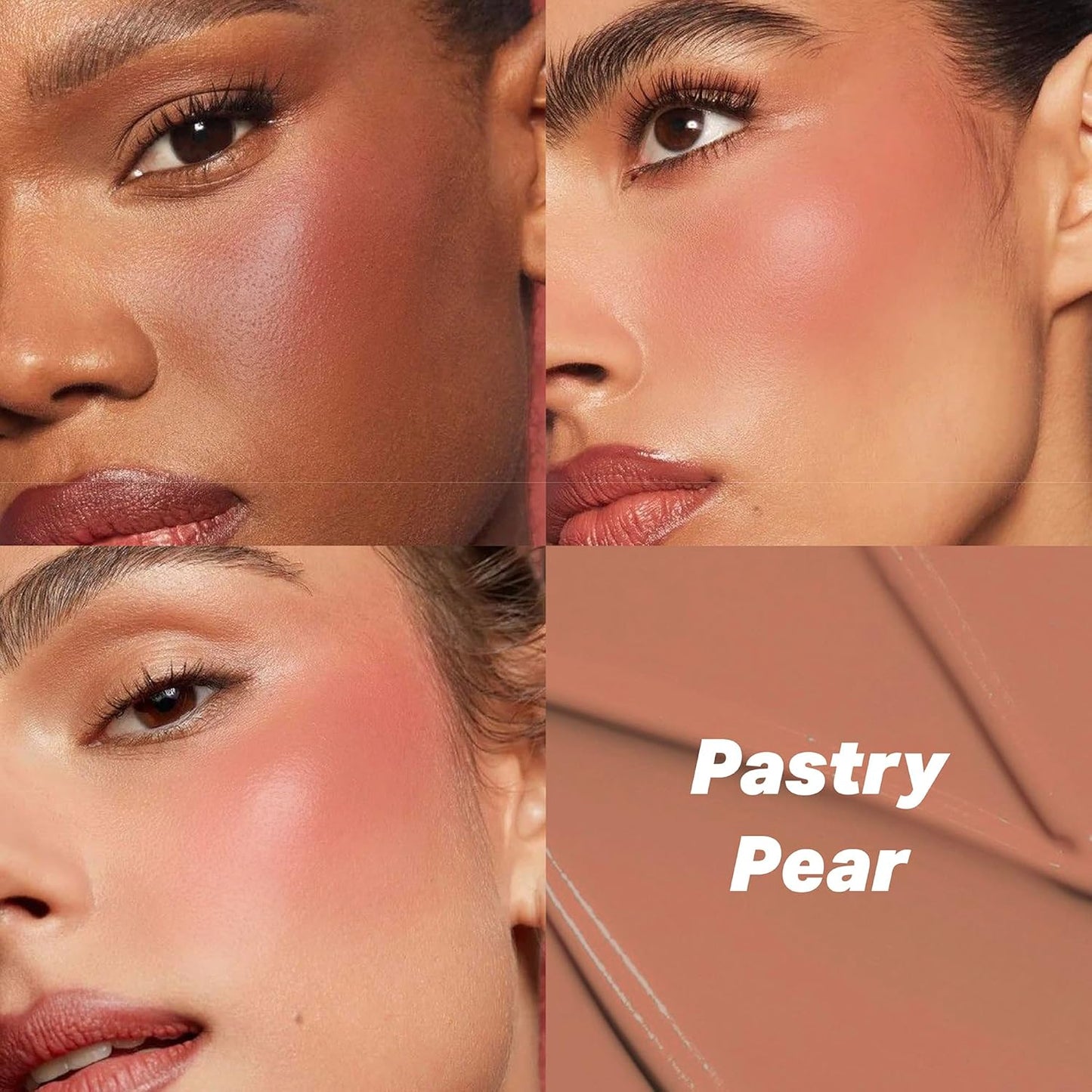 Max Dewy Liquid Blush - Buildable Color with Blurring Satin Finish | 03 Pastry Pear, 0.14 Fl Oz