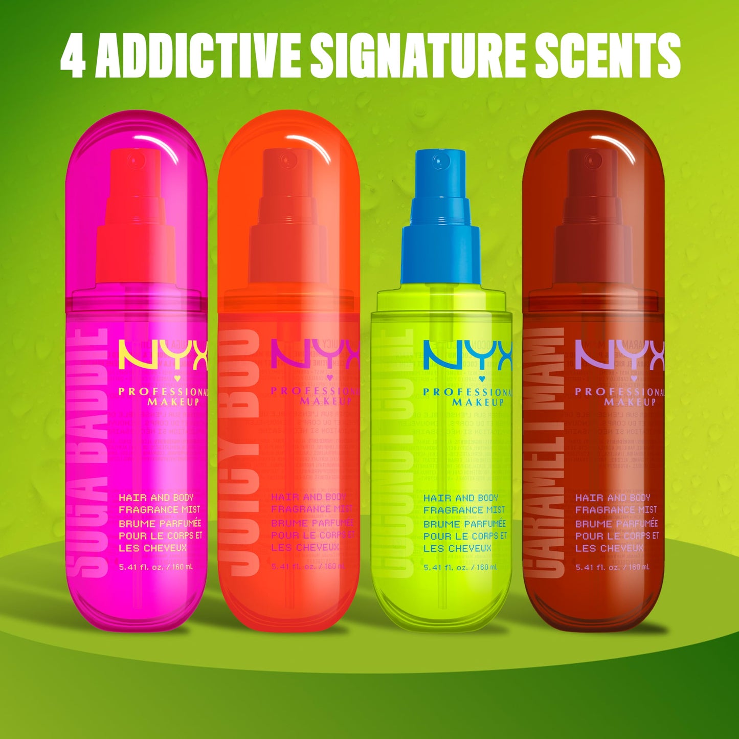 NYX PROFESSIONAL MAKEUP Fat Oil Fragrance Mist Perfume, Suga Baddie Vanilla & Whipped Cream Scent, Long Lasting Hair & Body Spray with Musk, Vegan & Cruelty Free, 2.7 fl oz