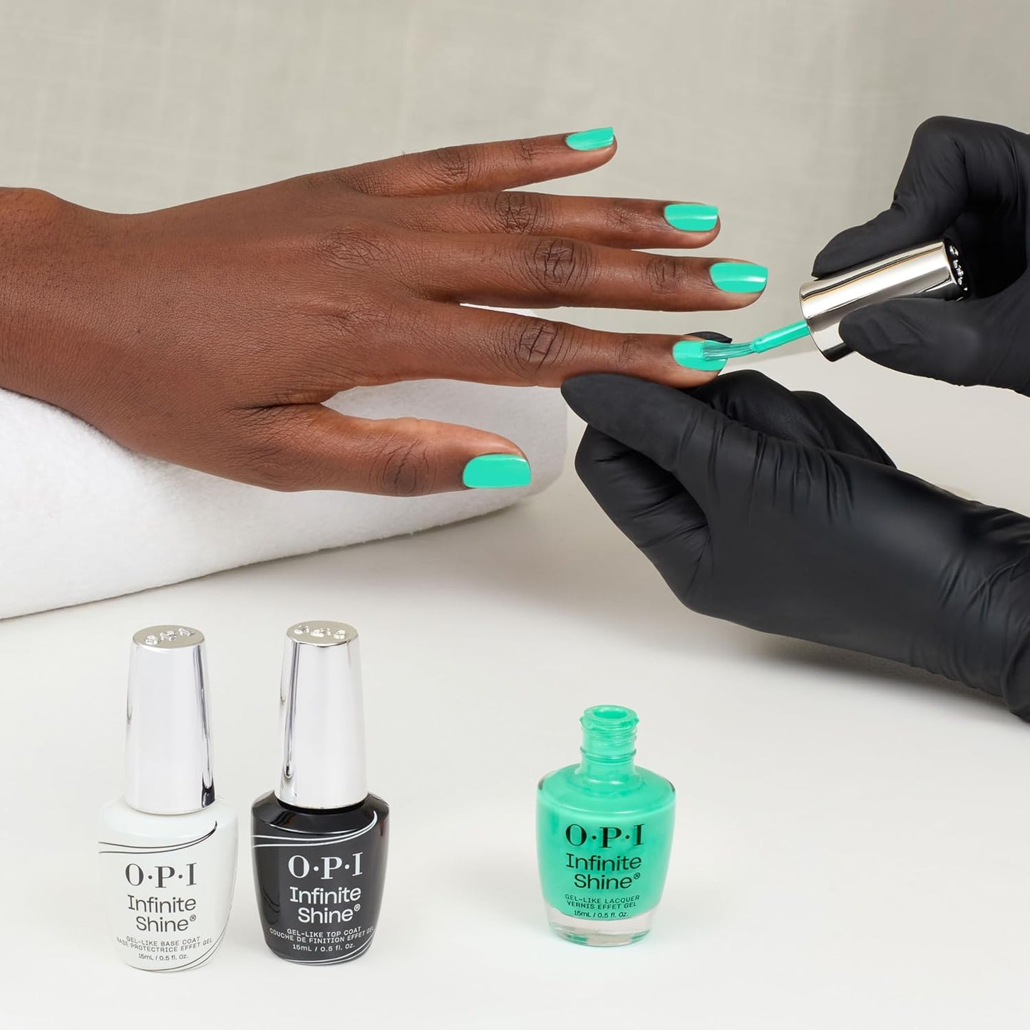 OPI Infinite Shine Nail Polish - Long Lasting Gel-Like Wear & Shine | Trip to the Brite Side, Opaque Crème Shade