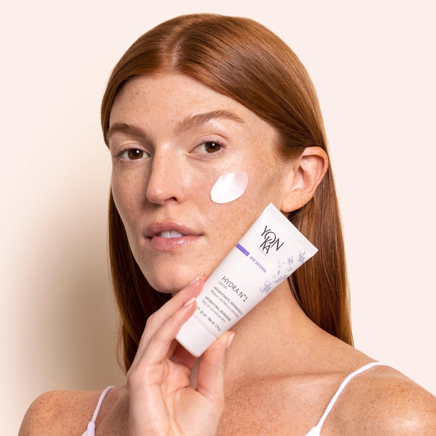 Yonka Hydra No.1 Crème | Repair & Hydrating Face Cream with Hyaluronic Acid & Vitamins A, C & E | Comforts & Strengthens Moisture Barrier | For Very Dry & Dehydrated Skin | Paraben-Free | 1.74 fl oz