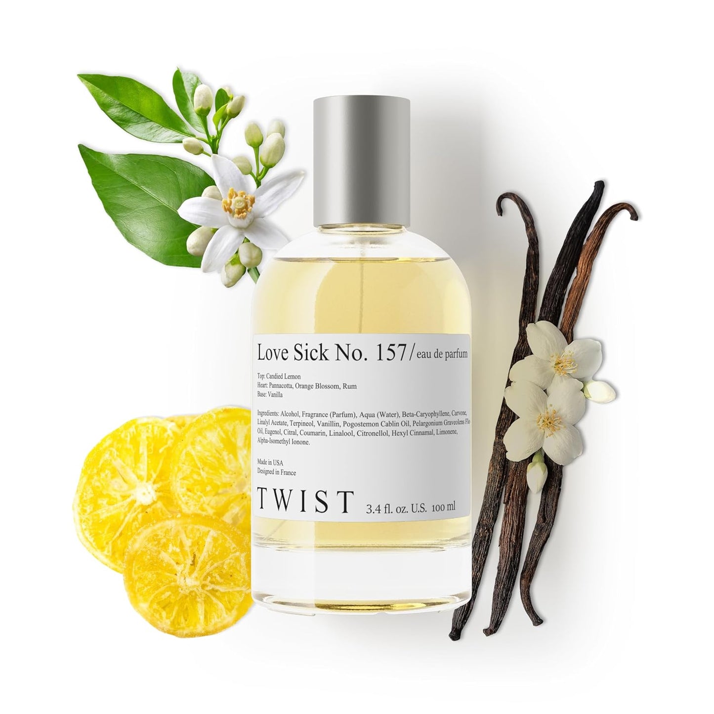 Eau De Parfum Inspired by Burberry Her - Long-Lasting Strawberry & Vanilla Fragrance Spray | 100 ml | Vegan & Clean Ingredients