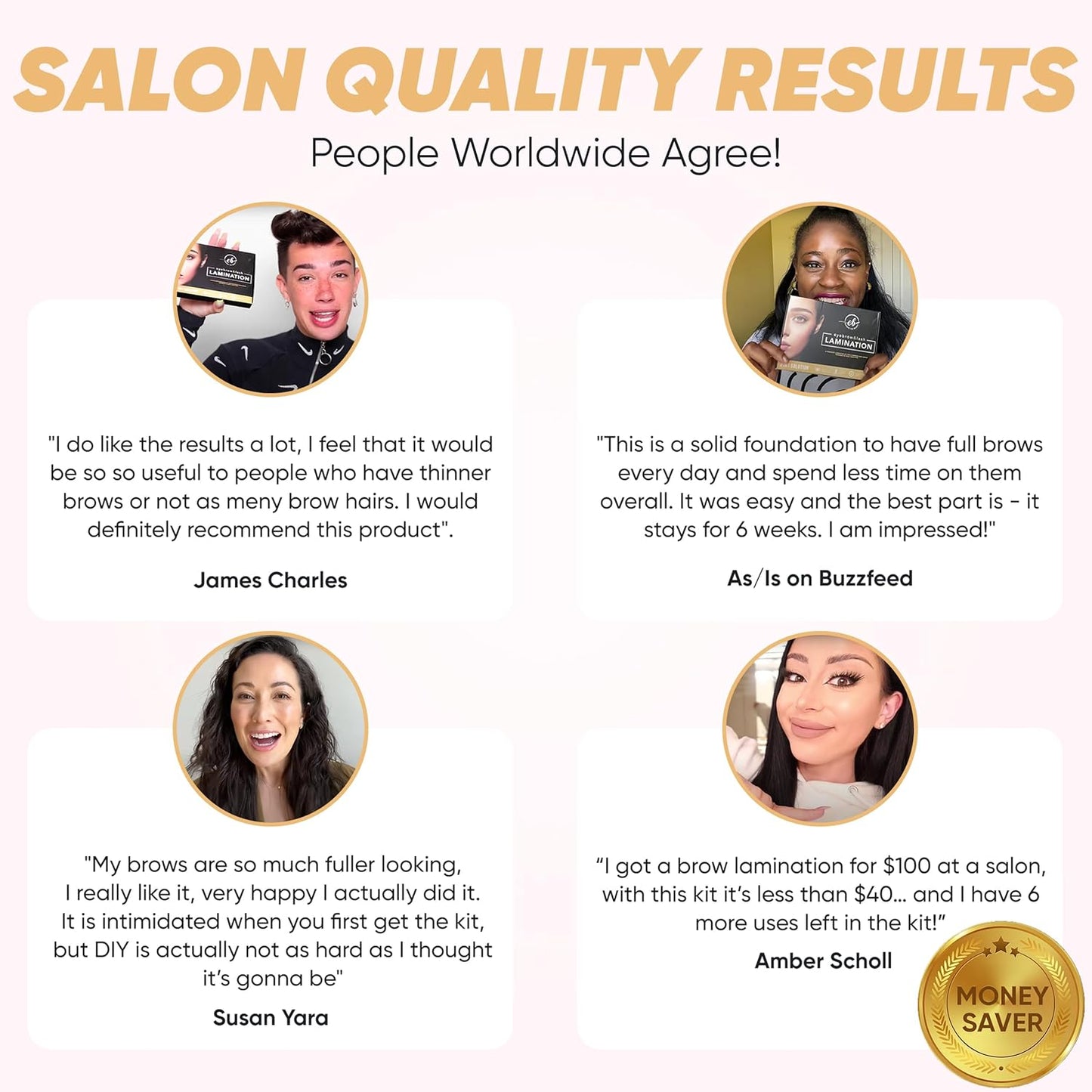 Lash & Eyebrow Lamination Kit - 2-in-1 Professional Brow & Lash Treatment | Fuller Brows & Lifted Lashes Up to 8 Weeks