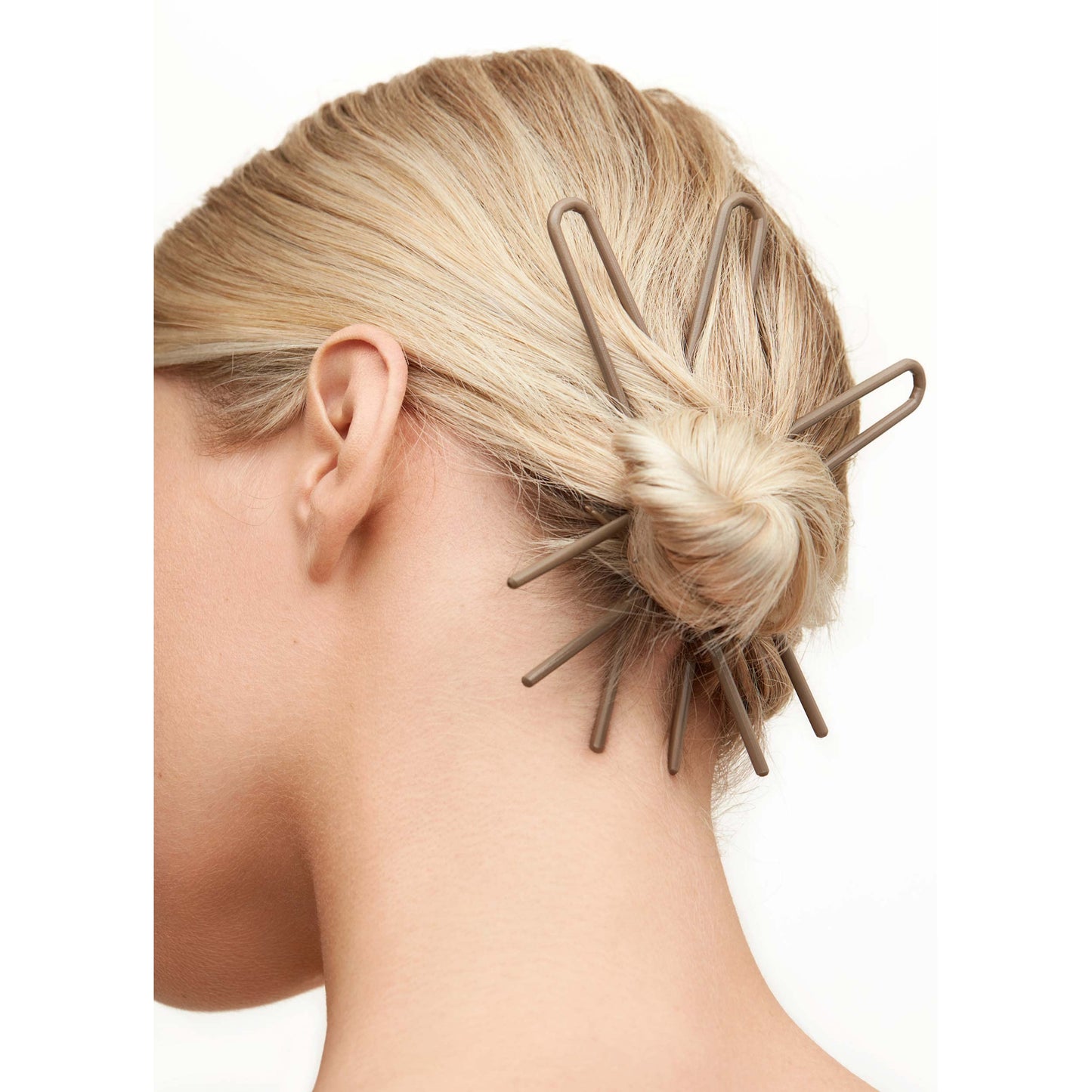 Day Rate Beauty Petite Power Pin 5.5-Inch, U-Shaped French Hair Pin for Buns, Twists and Updos, Nylon-Coated Claw Clip Alternative, Made in USA, Dove