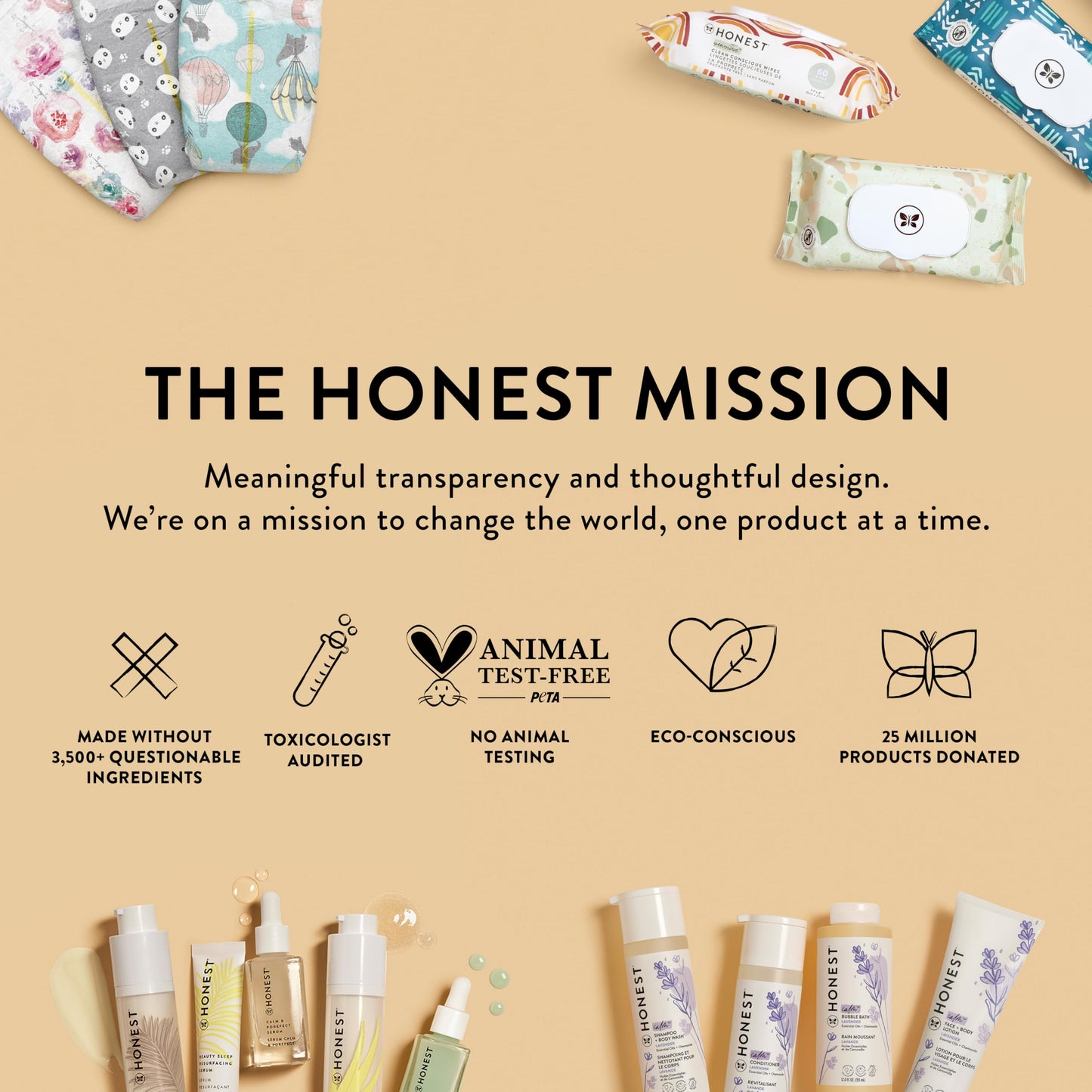 The Honest Company 2-in-1 Cleansing Shampoo Body Wash Refill Carton Gentle for Baby, Naturally Derived, Tear-free, Hypoallergenic, Lavender Calm, 32 fl oz