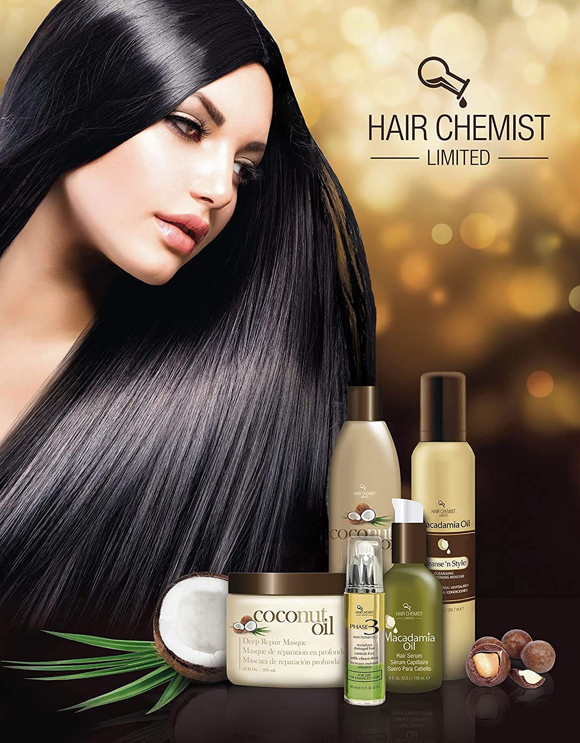 Hair Chemist Mega Curl Boosting Premium Hair Oil 7.78 Oz