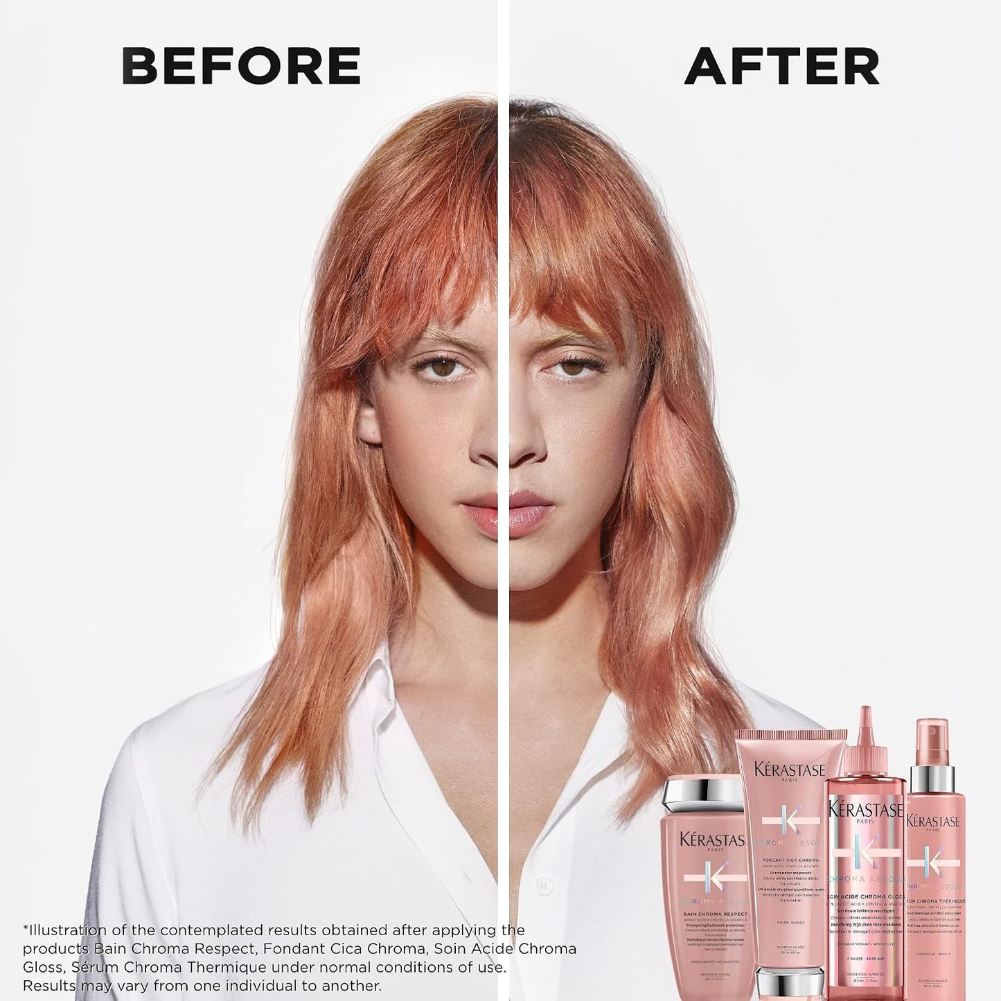 Kerastase Chroma Absolu Cica Conditioner - Strengthens Sensitive & Damaged Hair | Anti-Porosity, Color Vibrancy, 8.5 oz