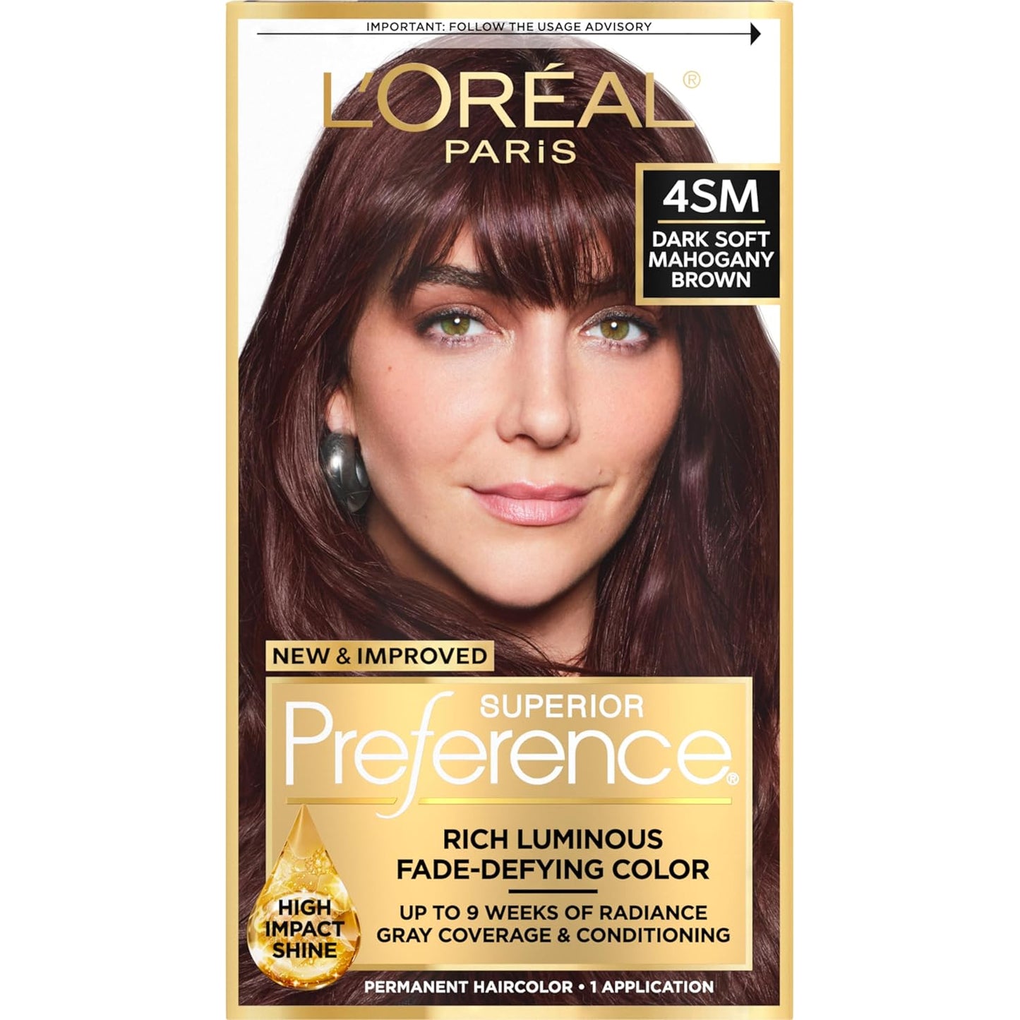 L'Oreal Paris Hair Color - Superior Preference Dark Ash Blonde 7A | Fade-Defying Permanent Dye for 9 Weeks of Radiance