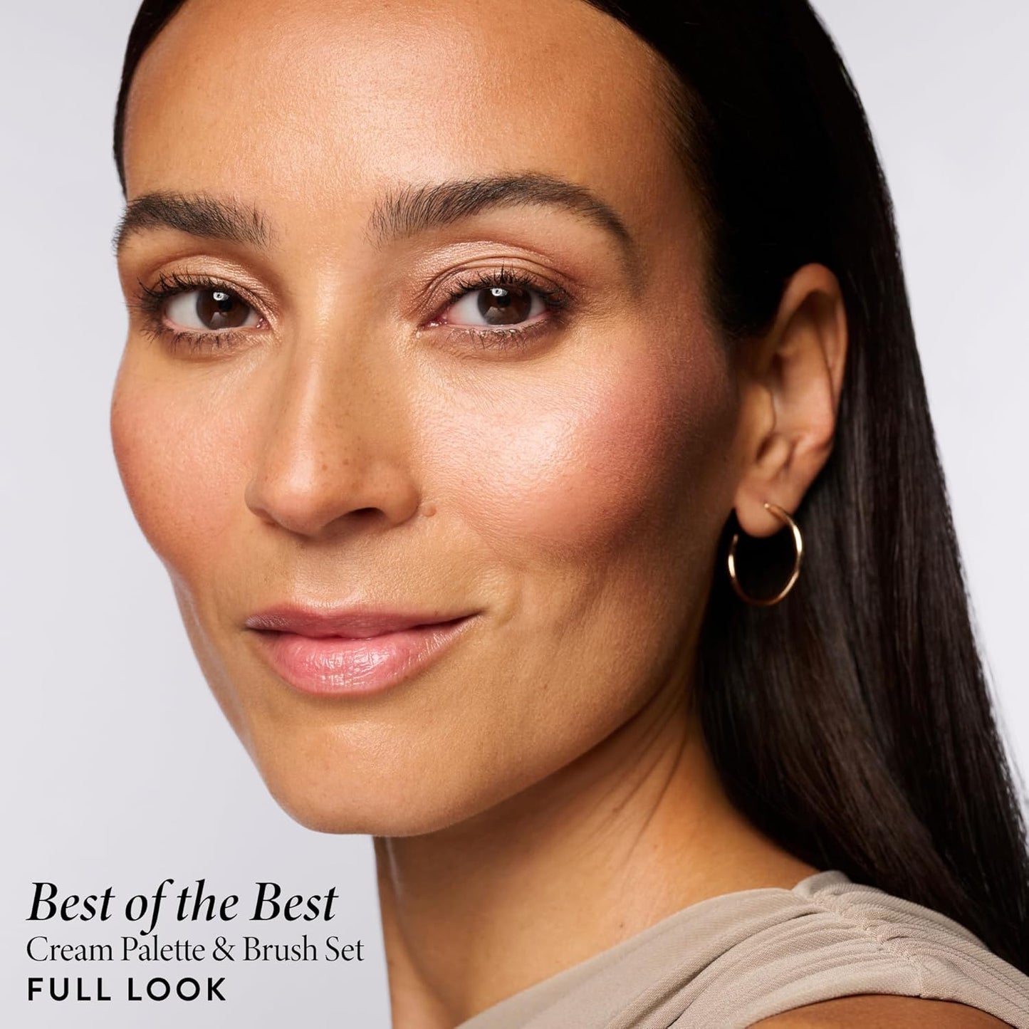 Laura Geller Best of the Best Cream Makeup Palette - Full Face Kit with Bronzer, Blush, Highlighter & Eyeshadow | Hydrating for Mature Skin