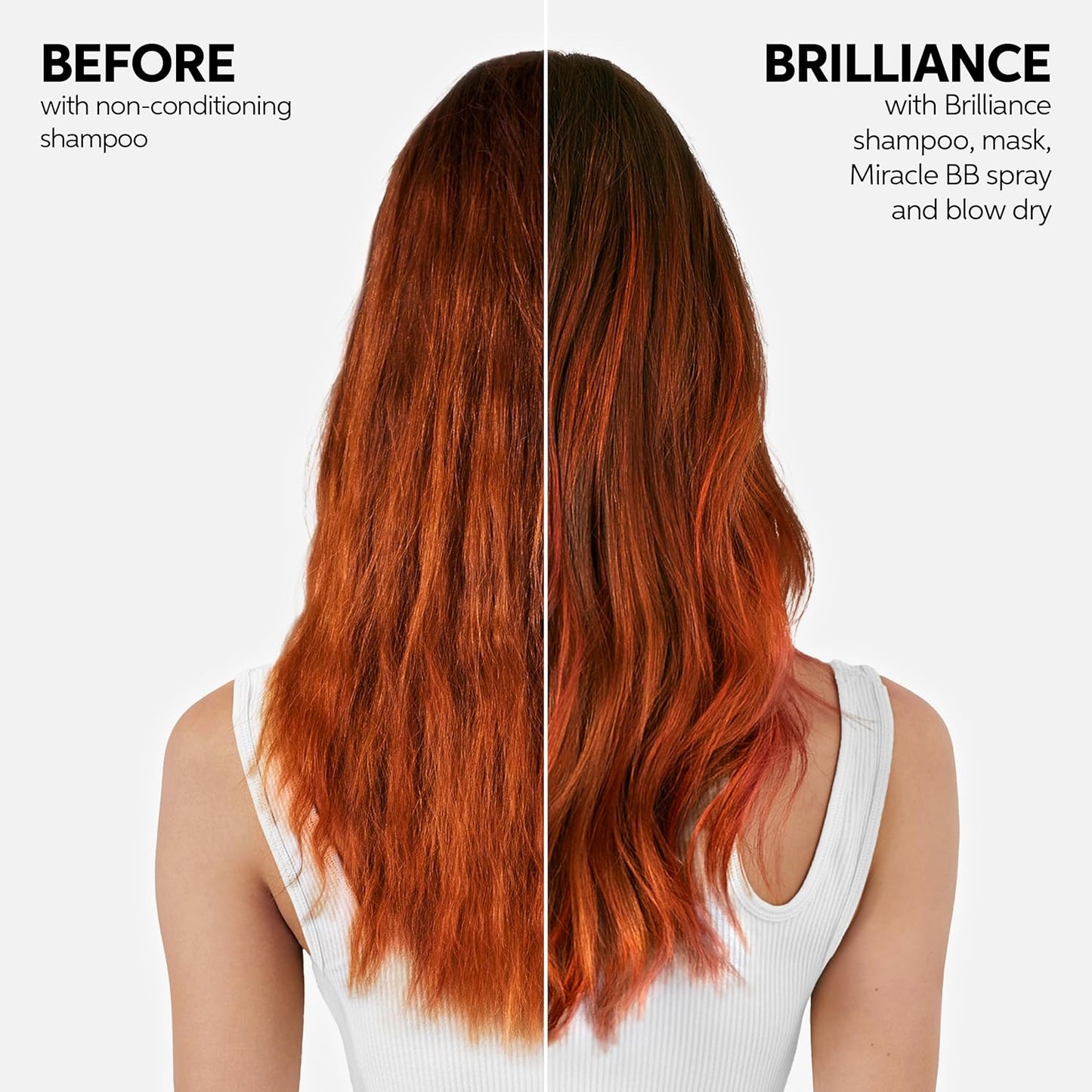 Wella Professionals Invigo Brilliance Conditioner - Intense Color Protection for Coarse Hair | Salon Formula, Shine Care