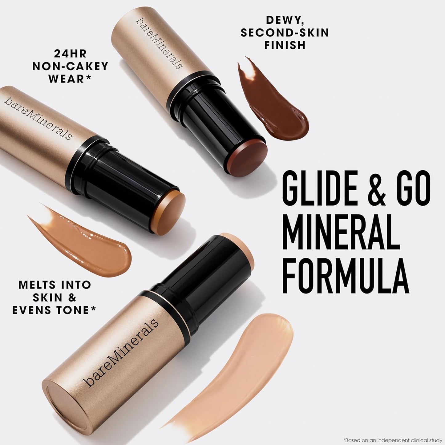 bareMinerals Complexion Rescue Skin Tint Stick - Lightweight Hydrating Formula, 24HR Moisture | Vegan & Cruelty-Free