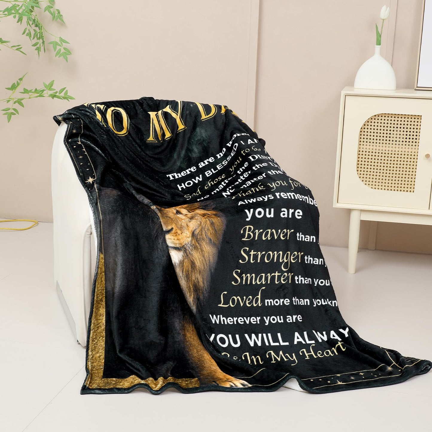 Favwgik Gift for Dad Birthday Gift, Girl Dad Gifts for Fathers Day from Daughter, Fathers Birthday Gifts Ideas, Birthday Gift for Dad from Son, Dad Blanket from Daughter 50”*70”