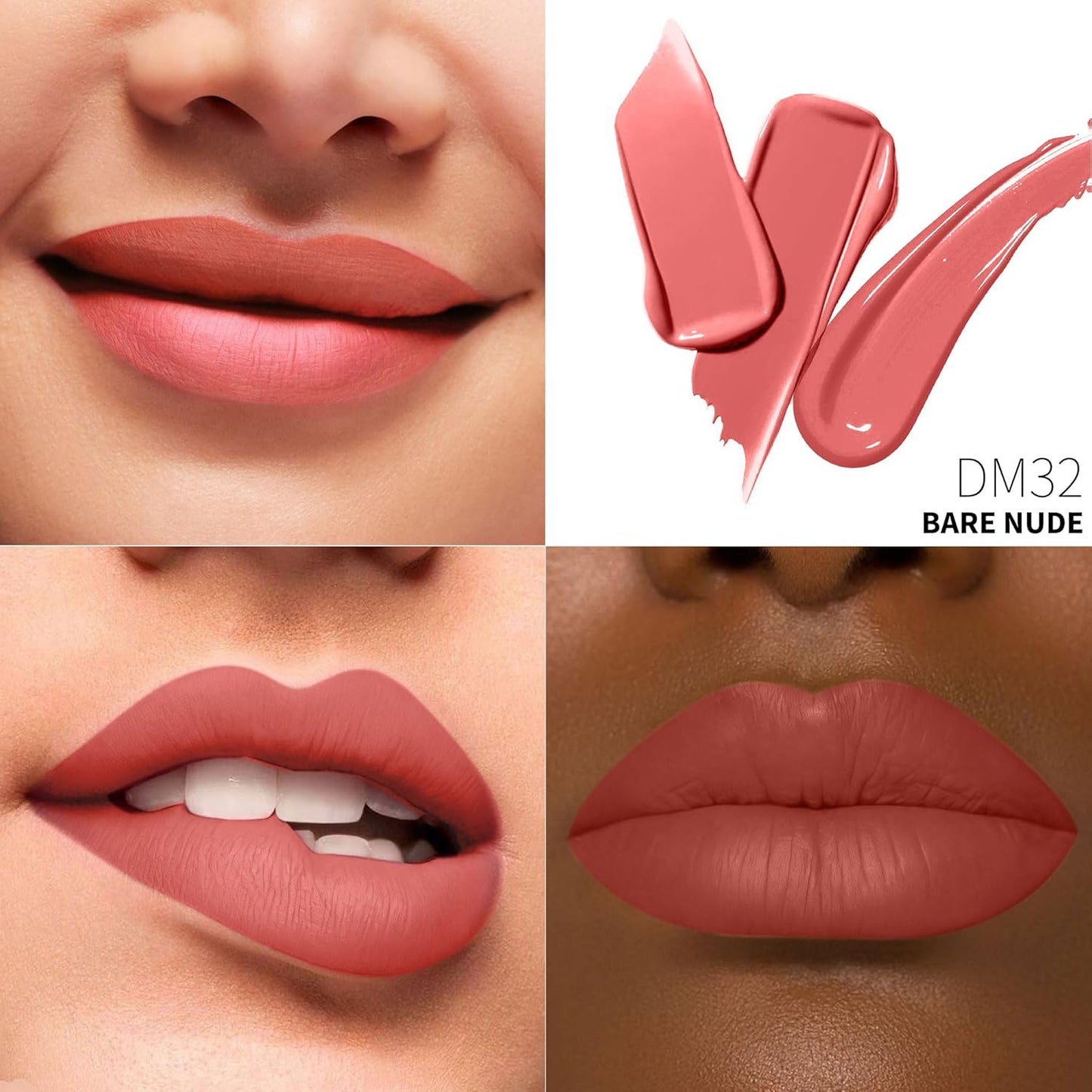 Nude Red Matte Lipstick - SuperStay Long-Lasting, Smudgeproof & Transferproof | Cruelty-Free Liquid Lip Color