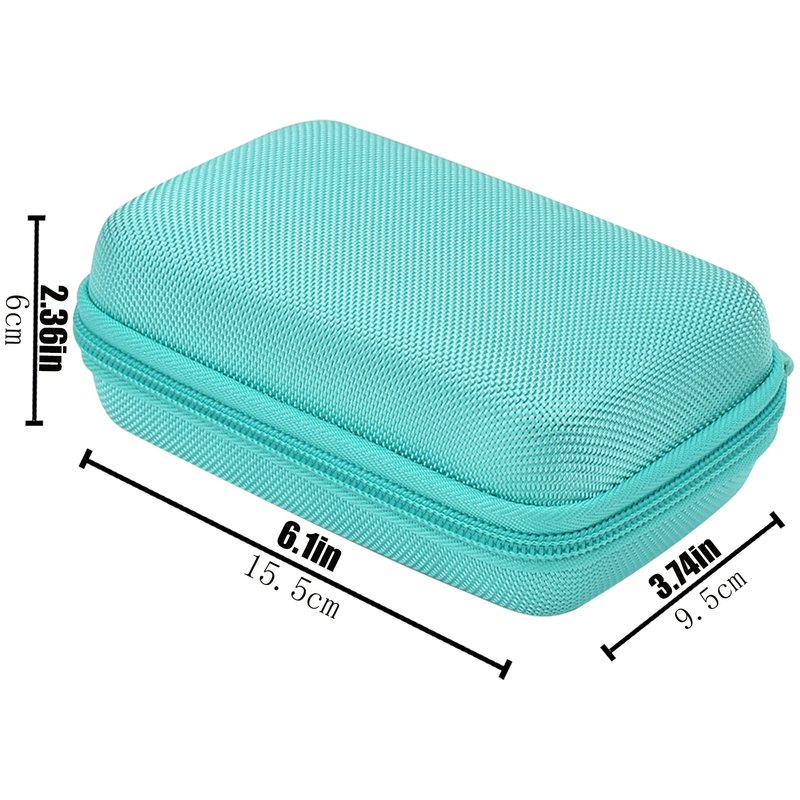 Aenllosi Hard Storage Case Compatible with Phomemo D30 Bluetooth Wireless Mini Label Printer.（Only Case,Green ）
