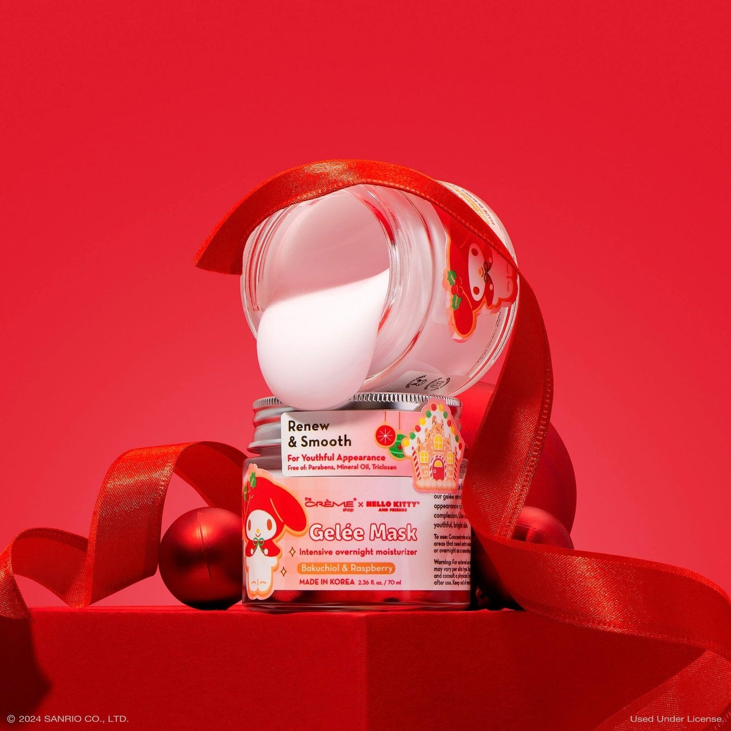 The Créme Shop x Hello Kitty And Friends Gelee Mask, Skin Treatment Mask - Softening Fine Lines, Promoting Youthful Glow - Bakuchiol