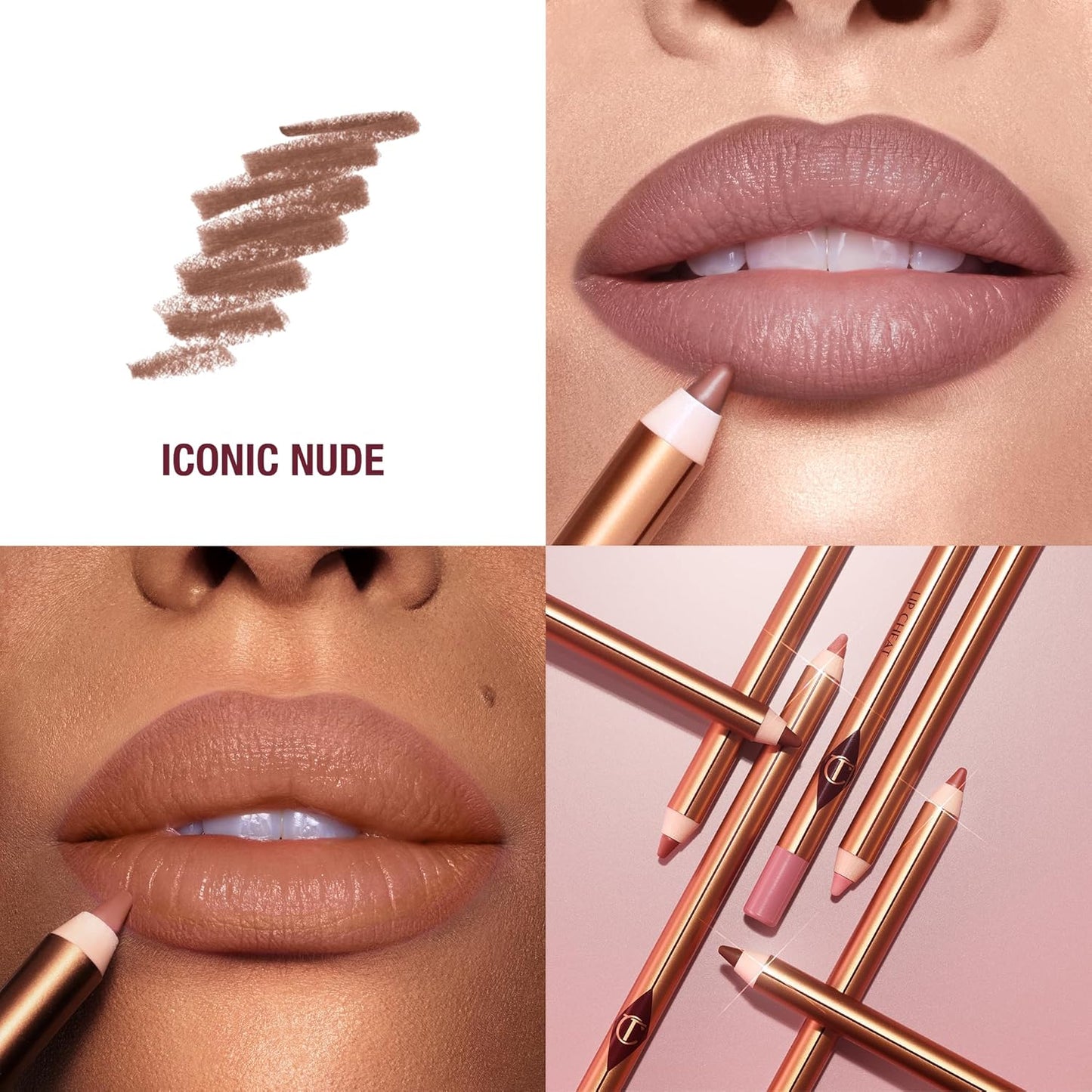 Charlotte Tilbury Lip Cheat Lip Liner Pencil - Define and Enhance Lips with Jojoba Oil | Waterproof & Smudge-Proof