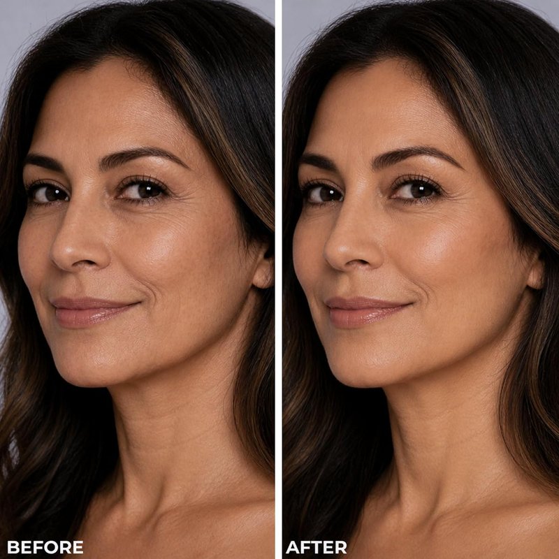 LUMINESS Liquid Mirage Color Changing Foundation - Hydrating Makeup with Hyaluronic Acid & Vitamin E | Medium Shade