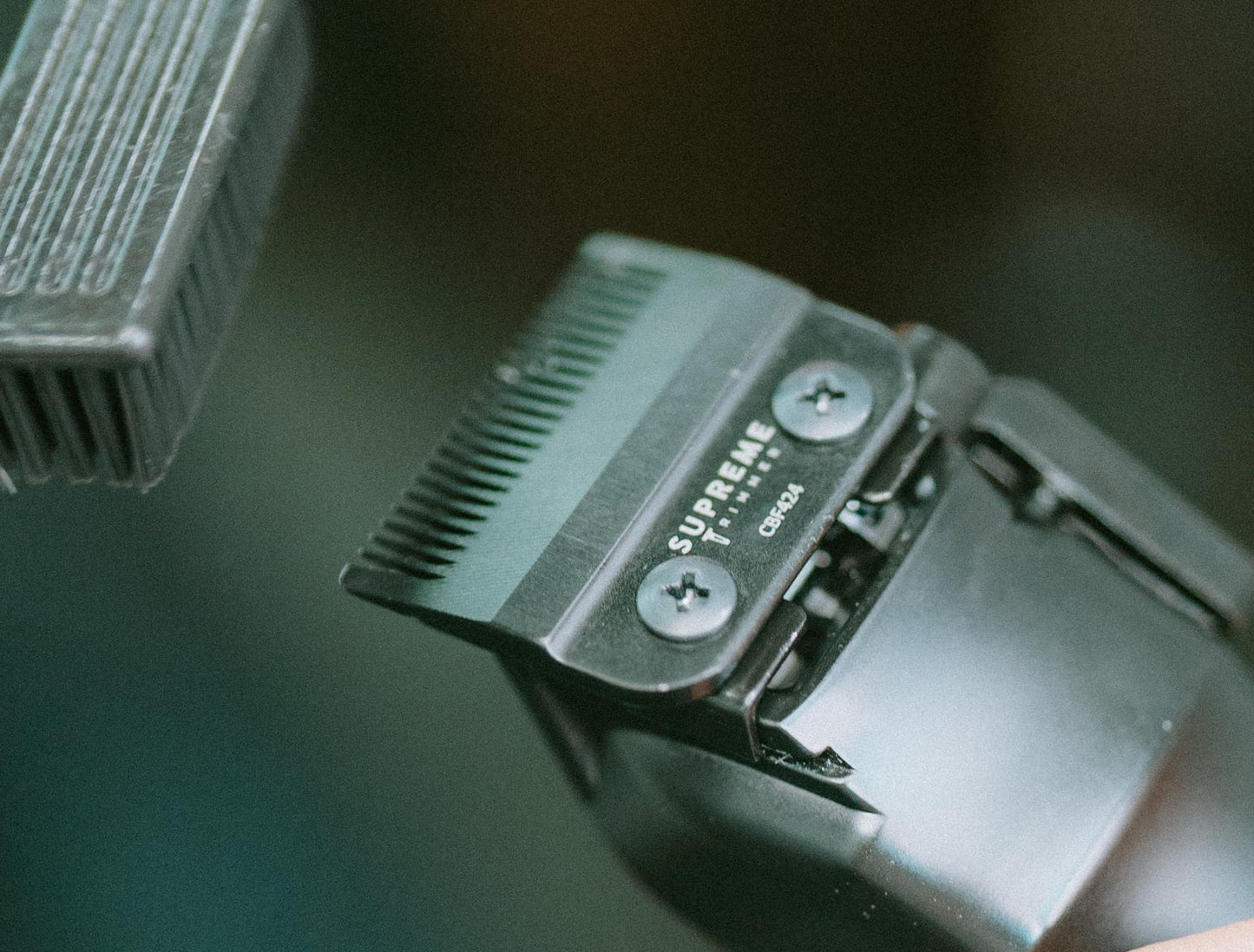 Supreme Trimmer Replacement Fade Blade CBF424 | Steel Blade for Hair Clippers | Black