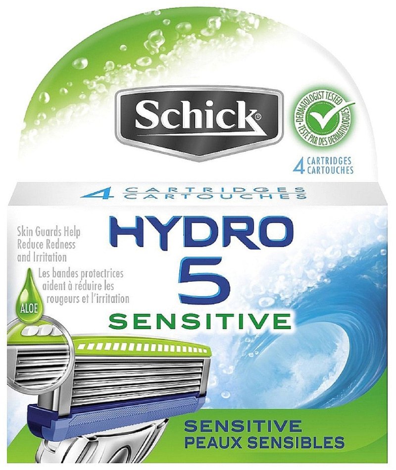 Schick Hydro 5 Sensitive Refill Razor Blade 4 ea (Pack of 4)