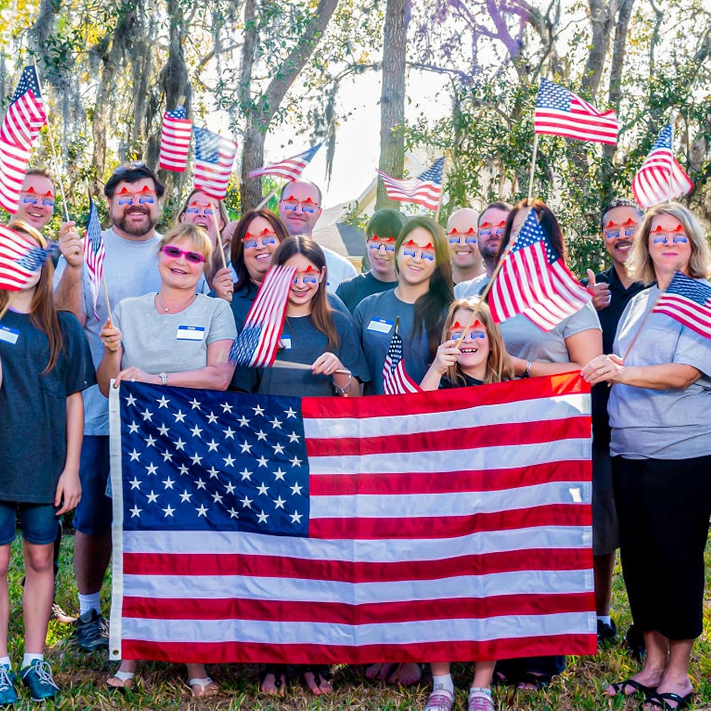 Star Sunglasses for 4th of July | Patriotic Red, White & Blue Eyewear for Men, Women & Teens