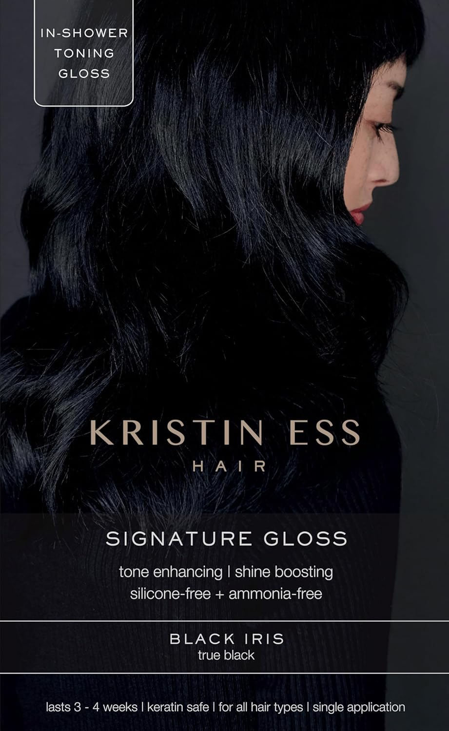 Kristin Ess Hair Gloss - Winter Wheat Light Neutral Blonde | 4-Week Semi-Permanent Color & Conditioner for Vibrant Shine