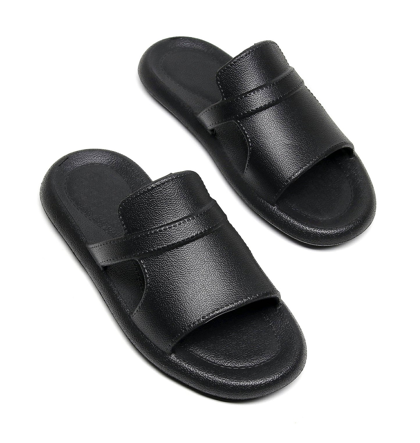 Crazy Lady Women's House Slippers Shower Shoes Outdoor Indoor Slides Soft Flat Comfy Anti-Slip Sandals
