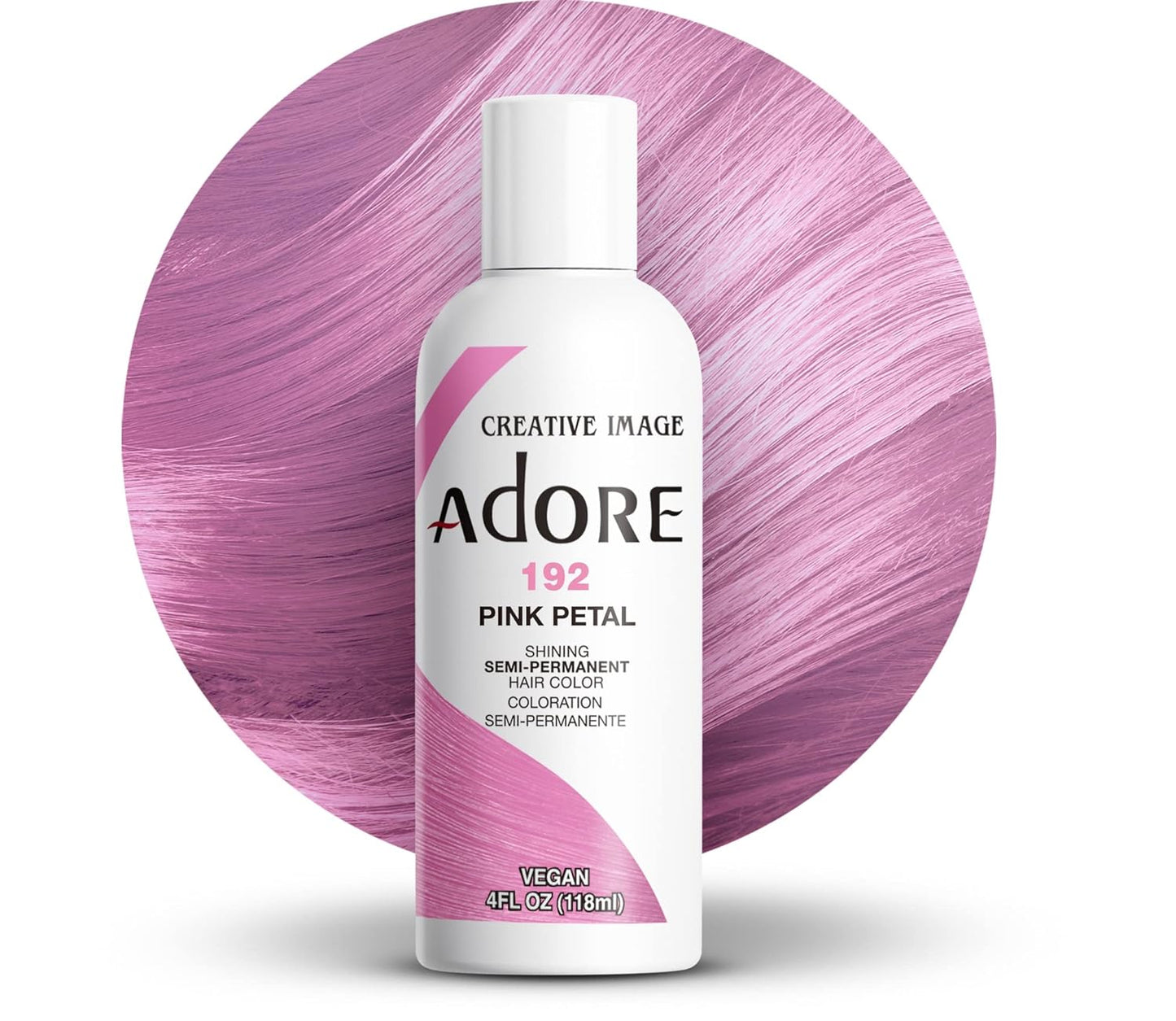 Adore Semi Permanent Hair Color - Mystic Grey | Vegan, Ammonia-Free Hair Dye | 4 Fl Oz
