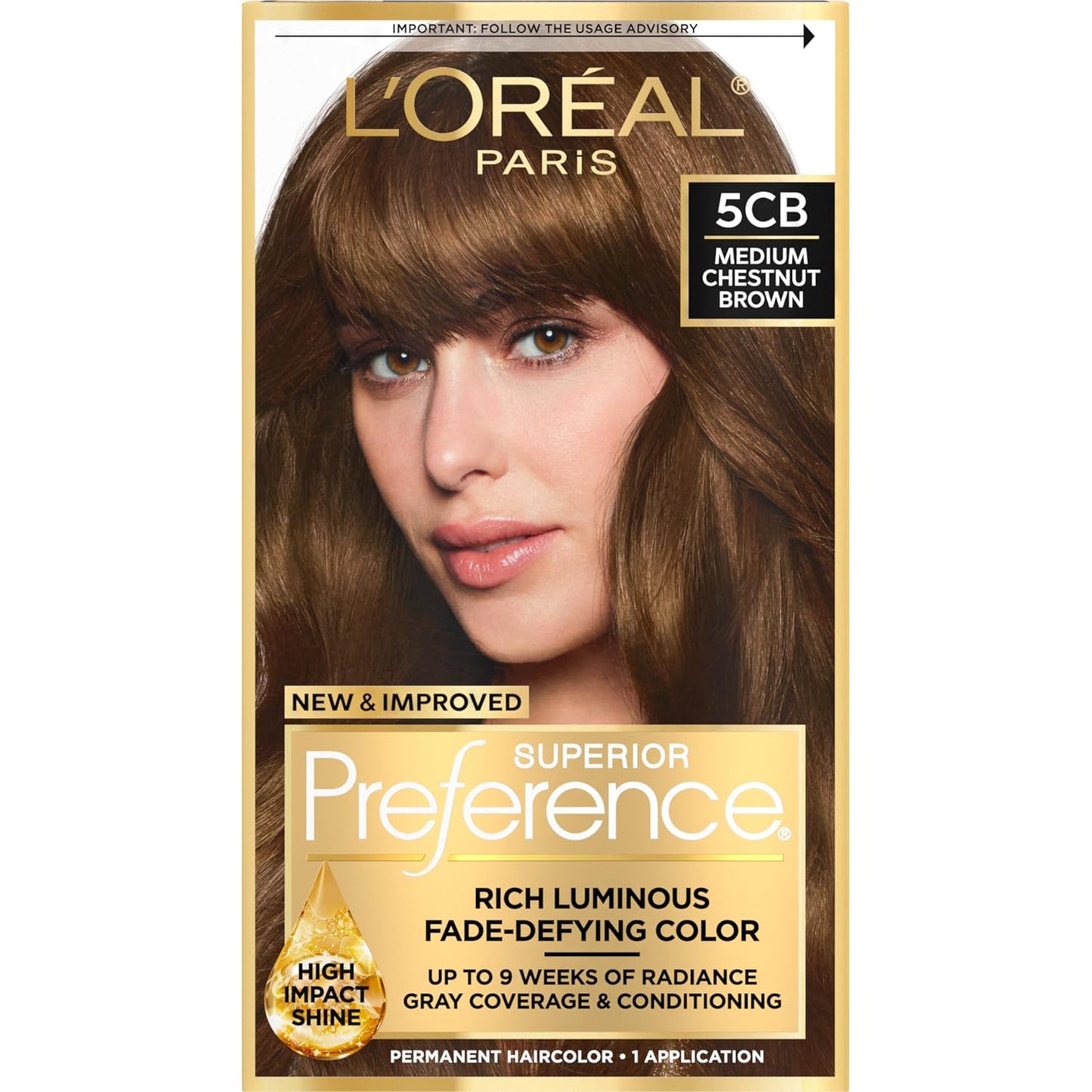L'Oreal Paris Hair Color - Superior Preference Dark Ash Blonde 7A | Fade-Defying Permanent Dye for 9 Weeks of Radiance